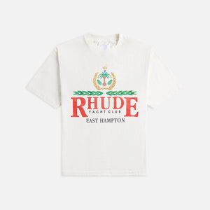Rhude East Hampton Crest Tee - Vintage White