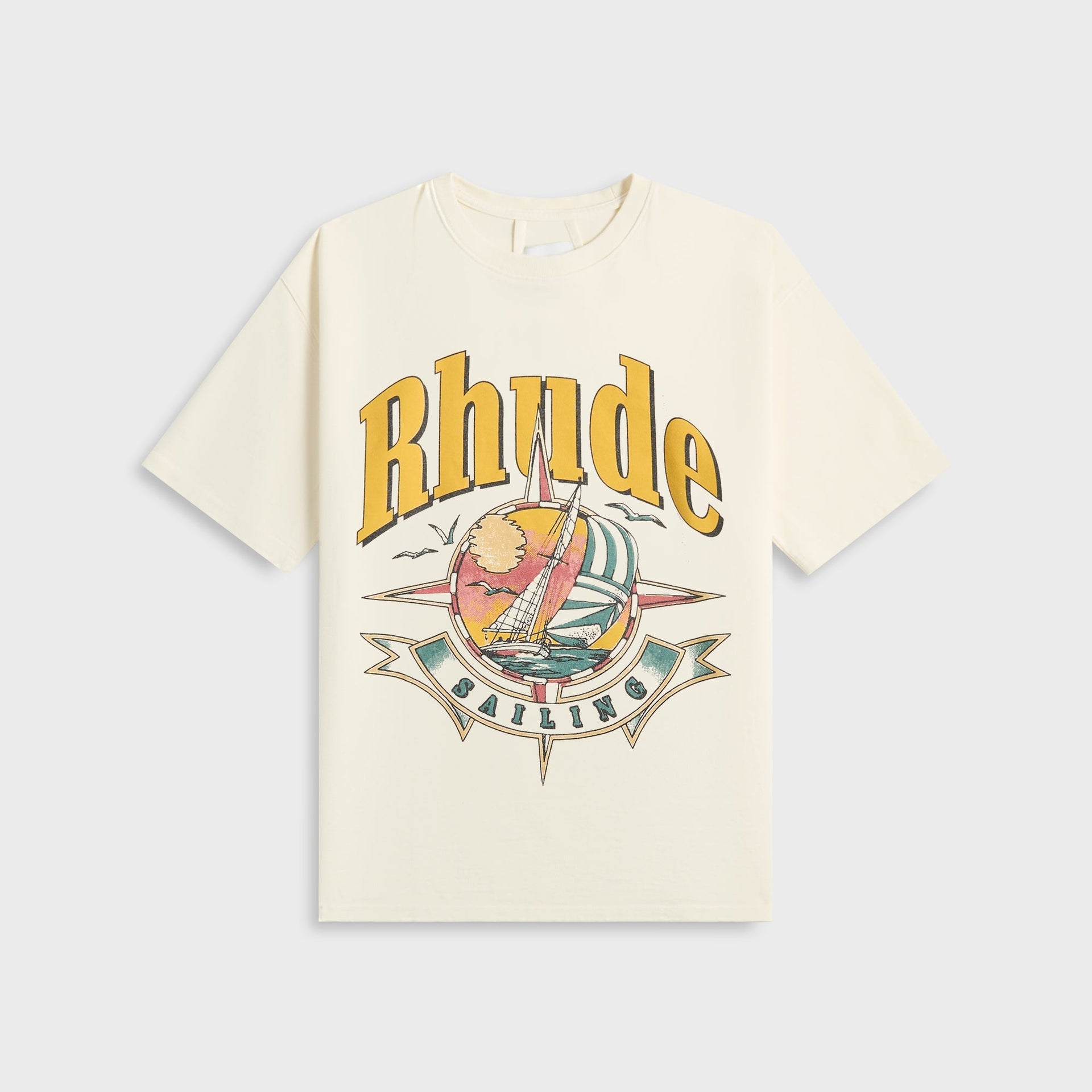 Rhude Port De Rhude Tee - Vintage White