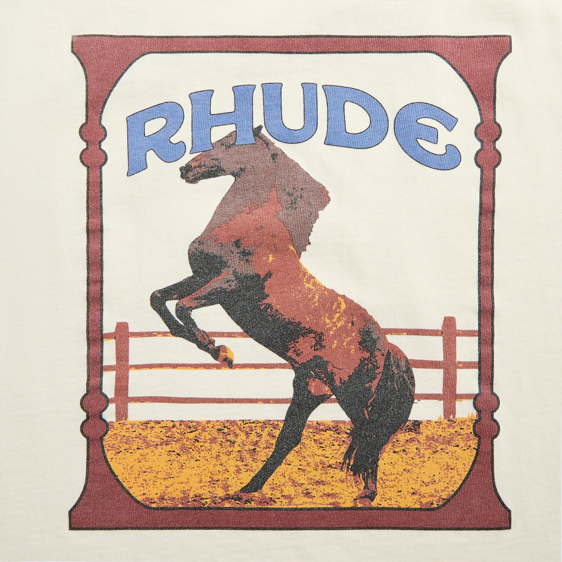 Rhude Cadre Tee - Vintage White