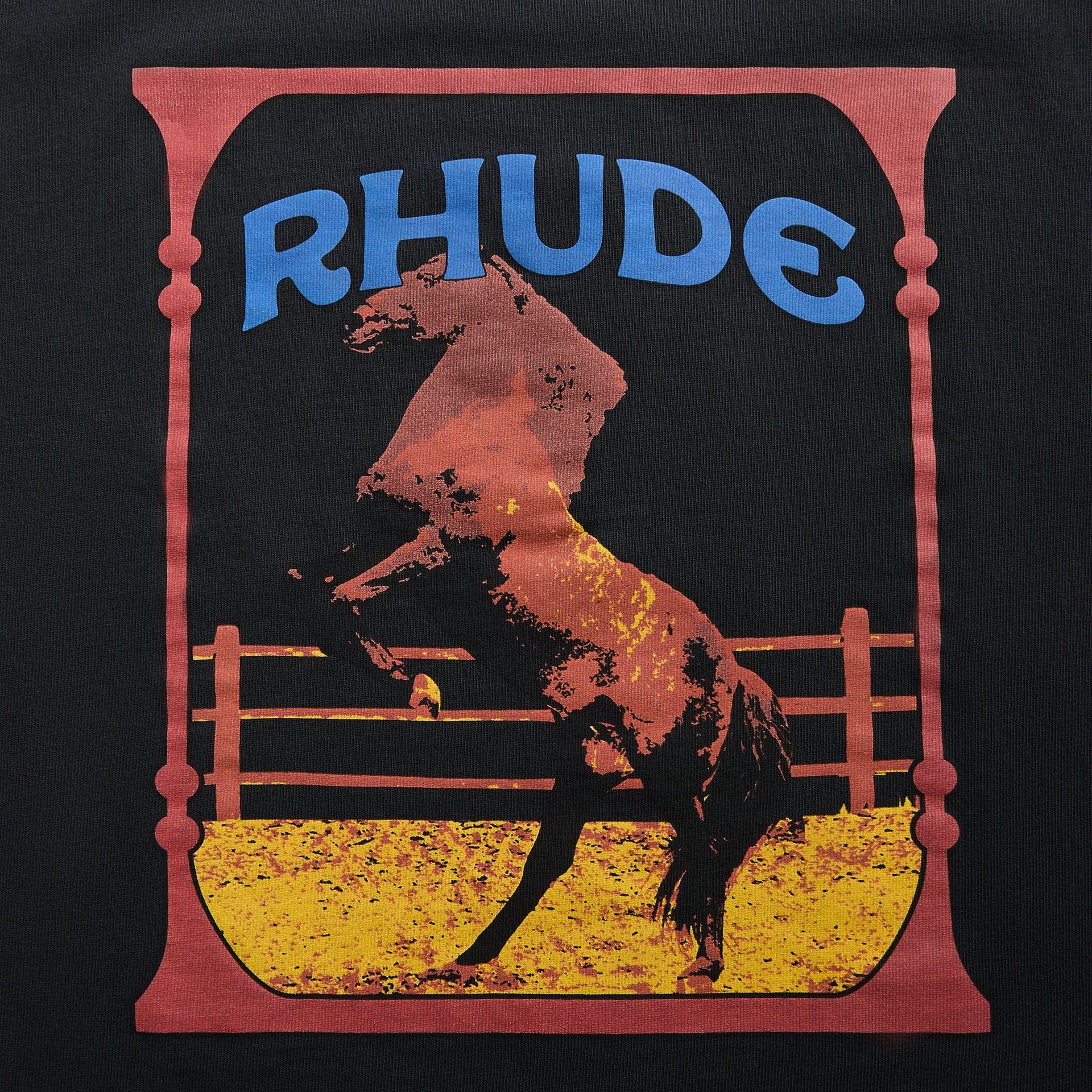 Rhude Cadre Tee - Vintage Black