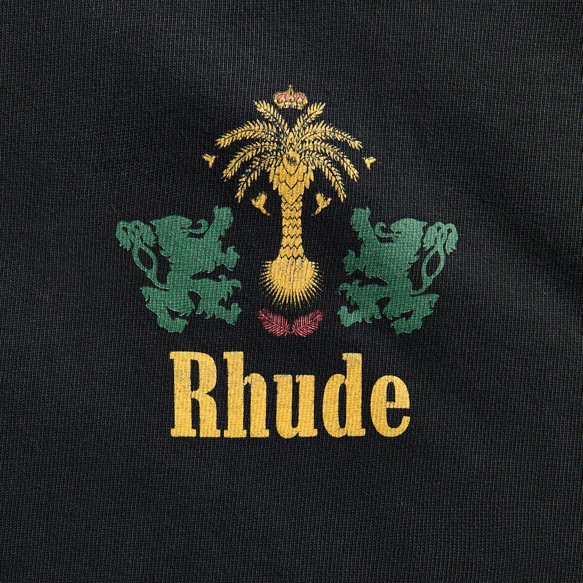 【関税込み】Rhude ブラック Tobacco Tシャツ RHUDE TABACO TEE – R H U D E
