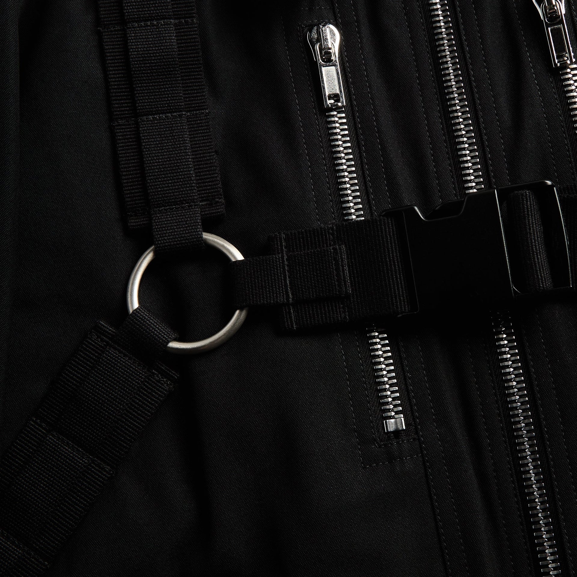 Rick Owens Blixa Cargo Bomber Jacket - Black