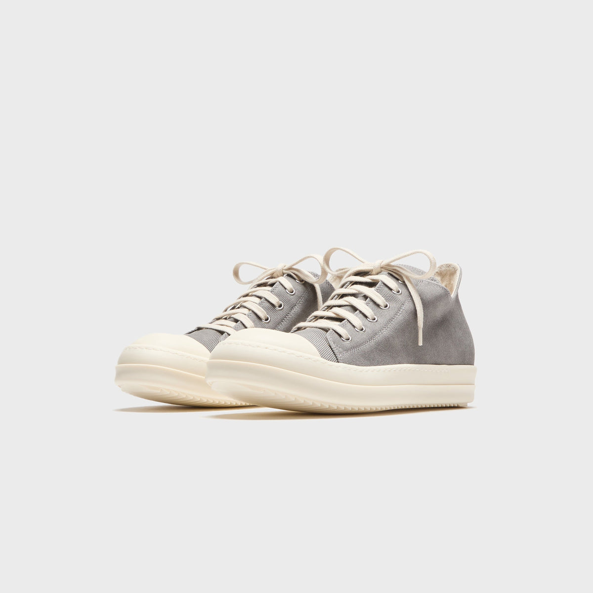 Rick Owens DRKSHDW Denim Low Sneakers - Dark Dust / Milk