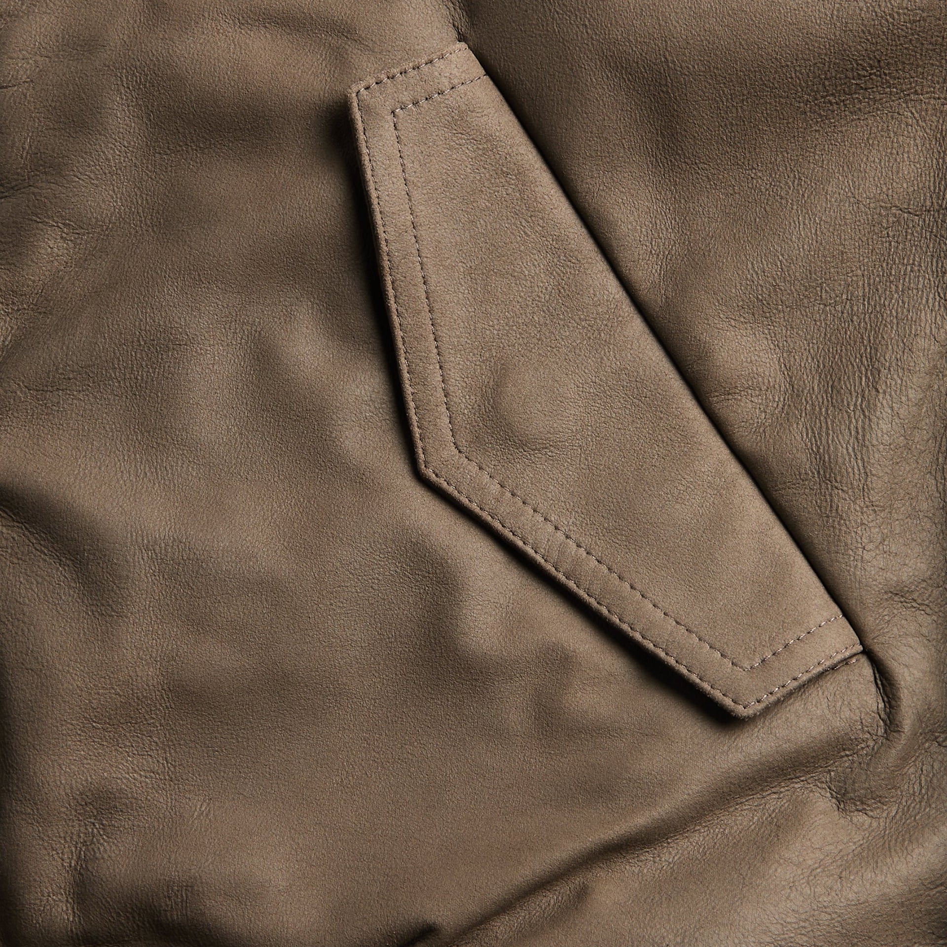 Rick Owens Secchia Flight Bomber Jacket - Dust