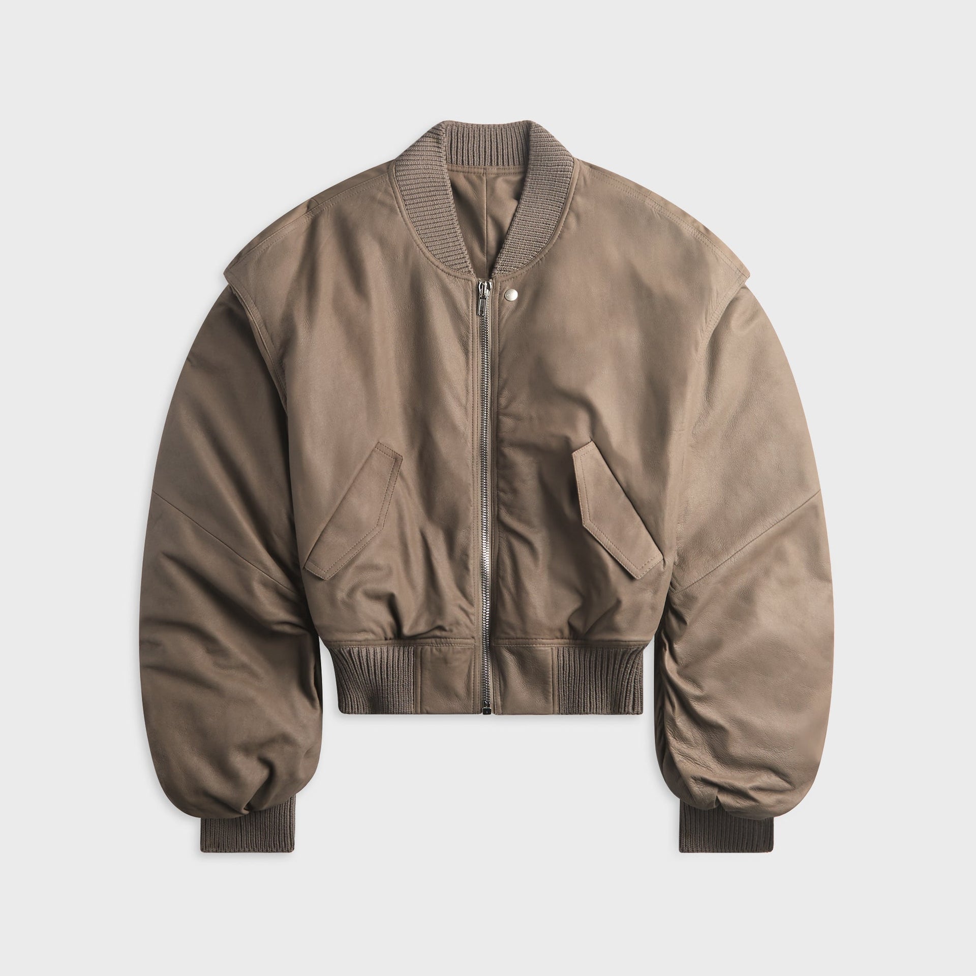 Rick Owens Secchia Flight Bomber Jacket - Dust
