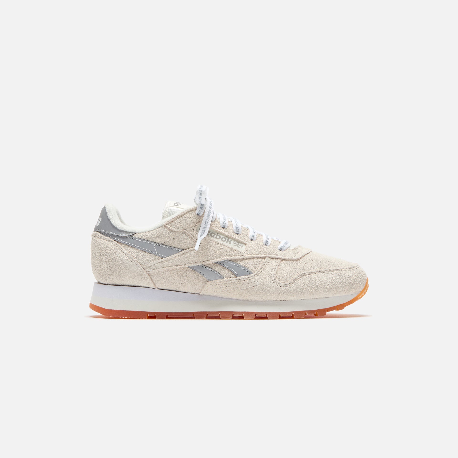 Reebok Place+Faces Classic Leather - Chalk / Silver / White