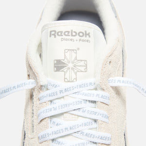 Reebok Place+Faces Classic Leather - Chalk / Silver / White