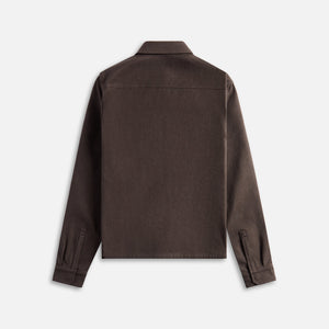 Rick Owens Camicia Cropped Work Shirt - Ash