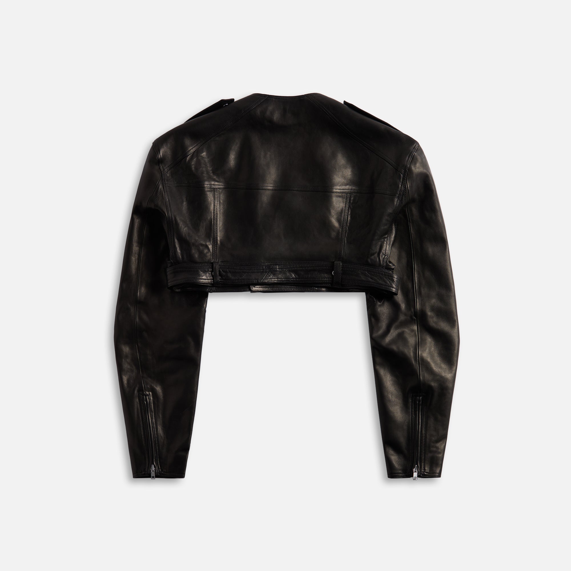 Rick Owens Micro Biker Jacket - Black – Kith Europe Rick Owens Micro Biker Jacket - Black – Kith Europe