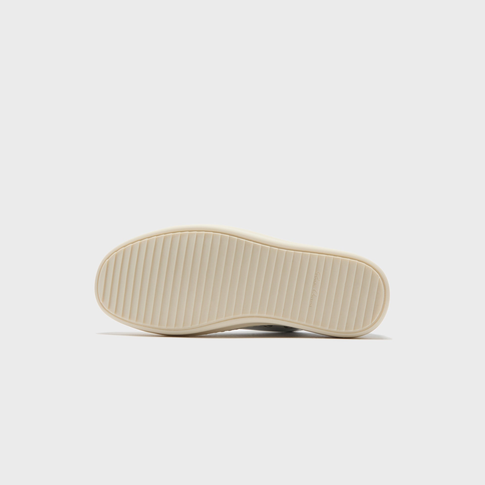 Rick Owens WMNS Scarpe in Pelle Low Sneaks - Chalk / White / Milk / Milk