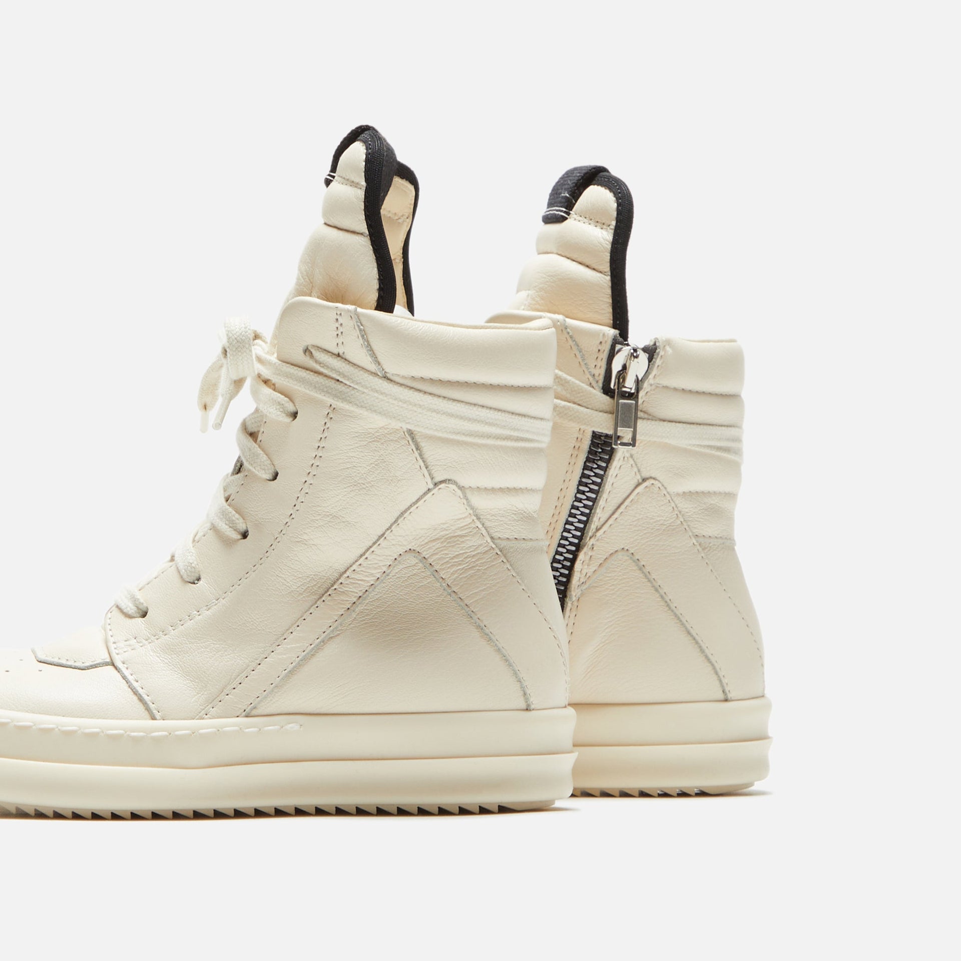 Rick Owens Kids Geobasket  - Milk / Milk / Milk Scarpe in Pelle