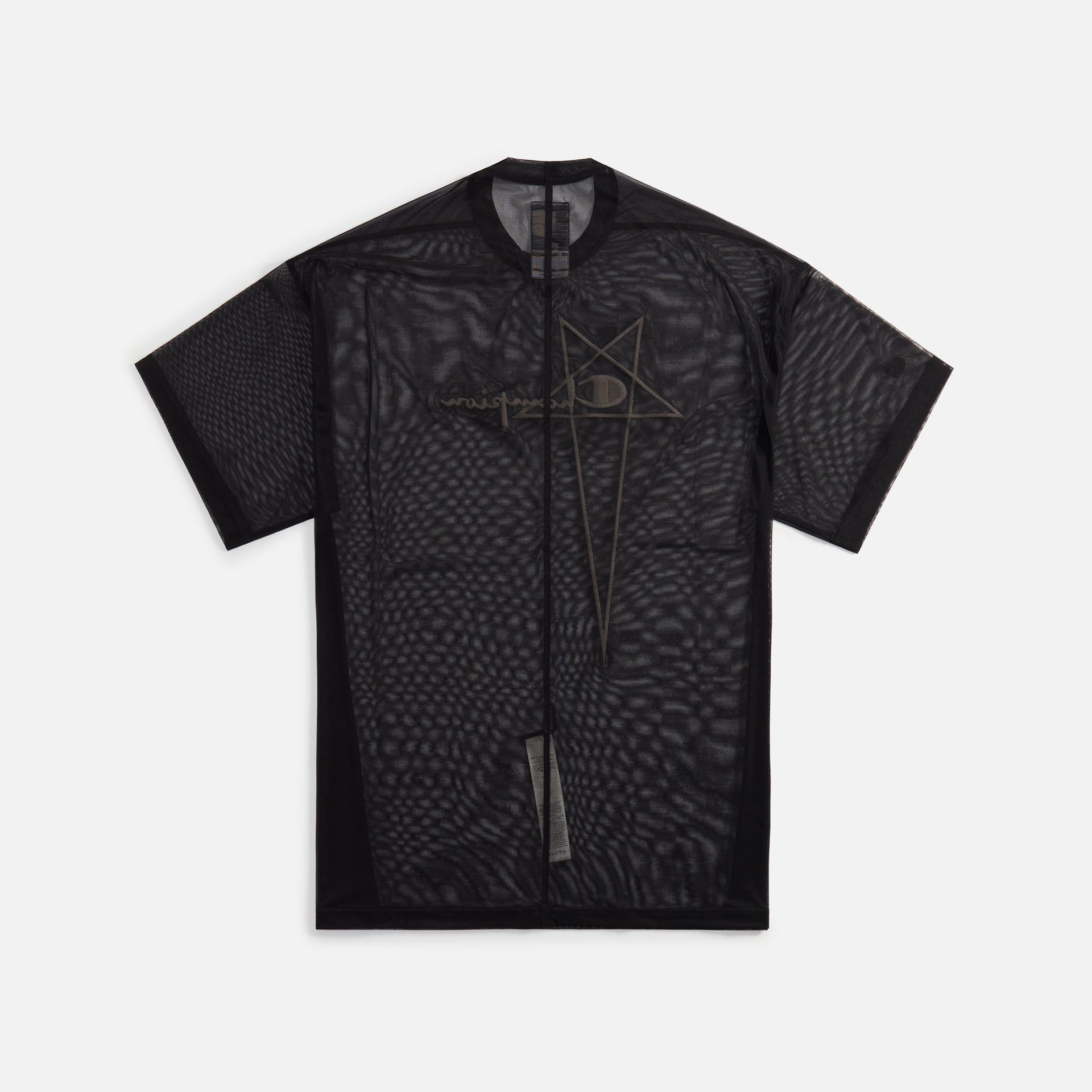 Rick Owens x Champion Tommy Tee - Black
