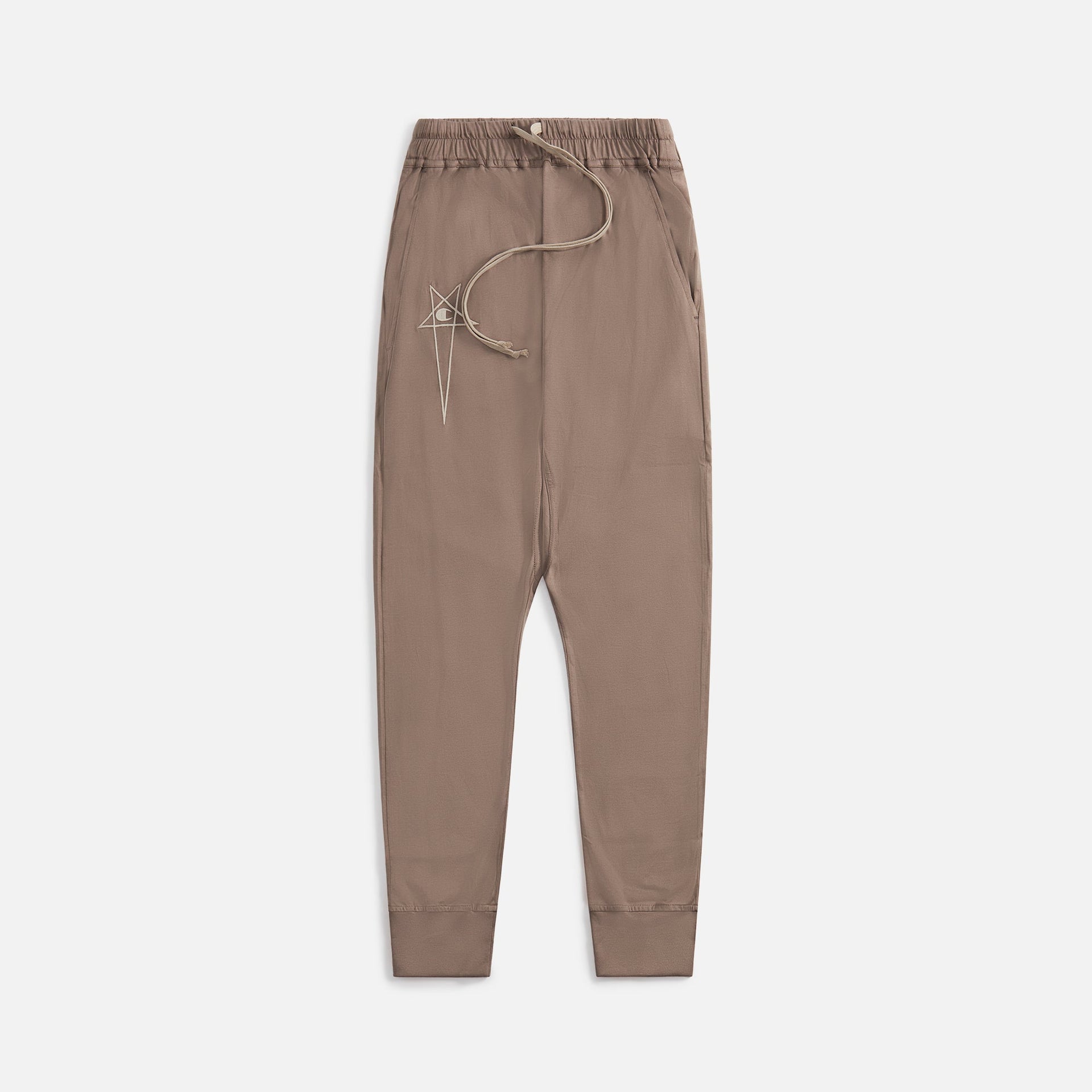 Rick Owens x Champion Prisoner Drawstring Sweatpants - Dust