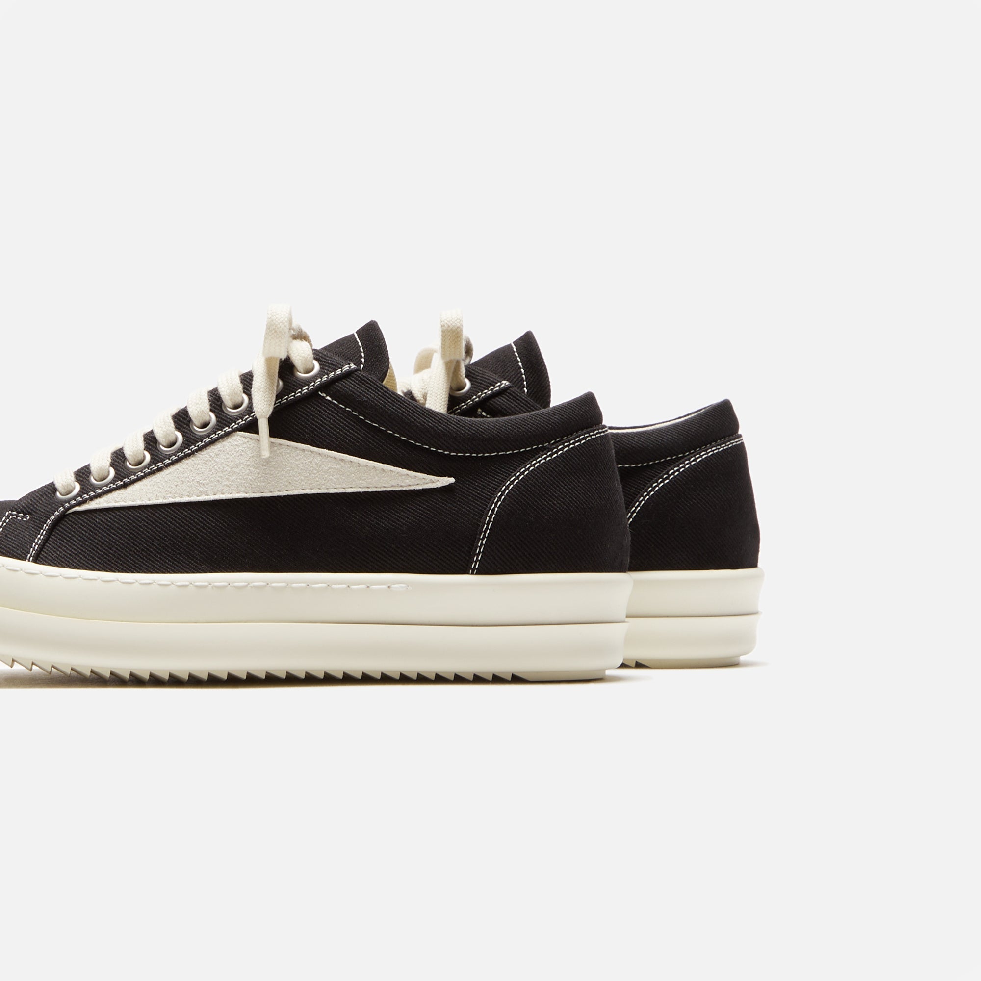 Rick Owens DRKSHDW Vintage Sneakers - Black / Milk / Milk – Kith