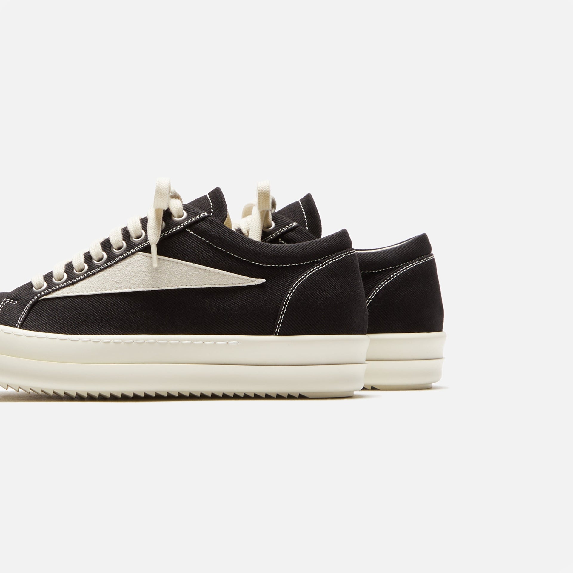 Rick Owens DRKSHDW Vintage Sneakers - Black / Milk / Milk