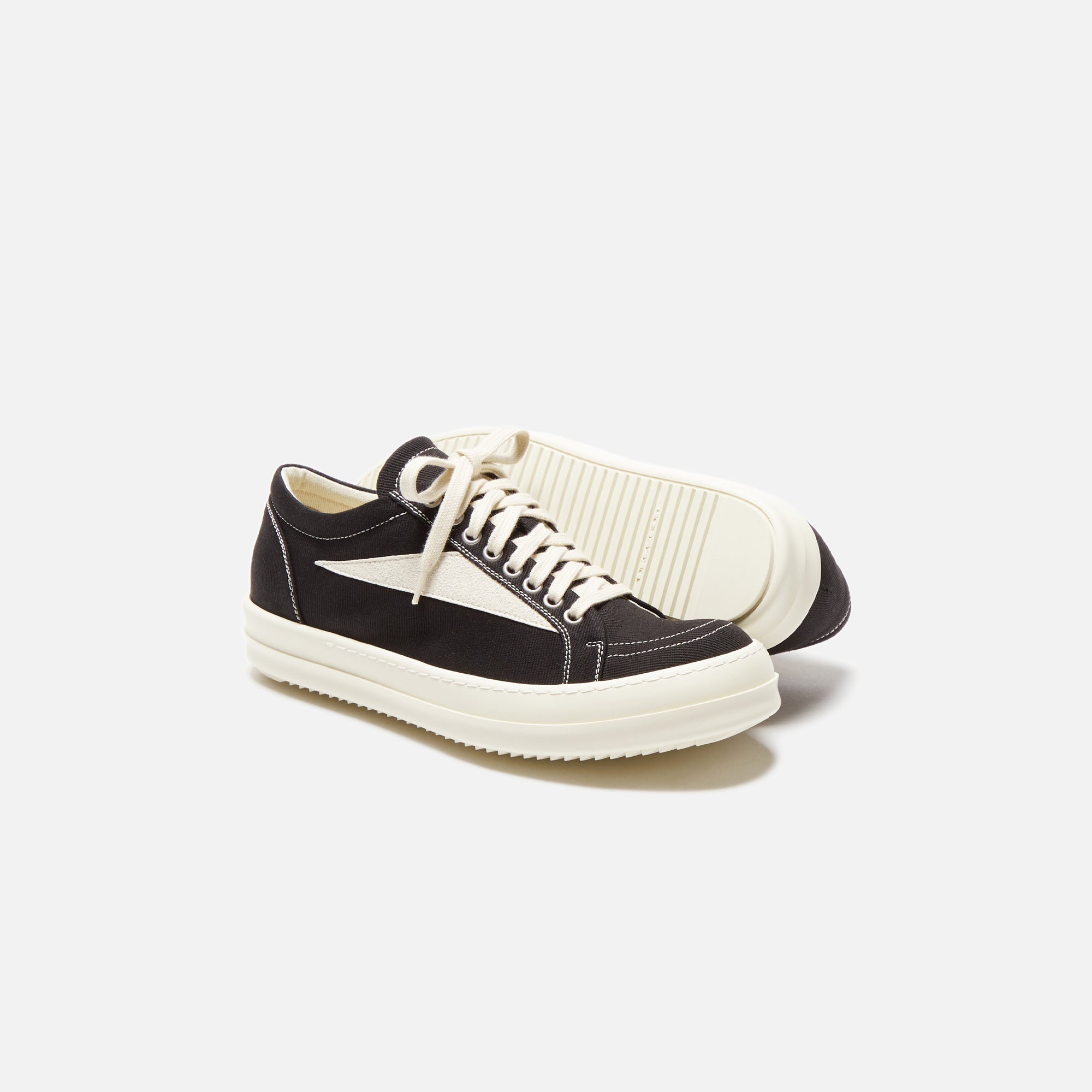 Rick Owens DRKSHDW Vintage Sneakers - Black / Milk / Milk – Kith