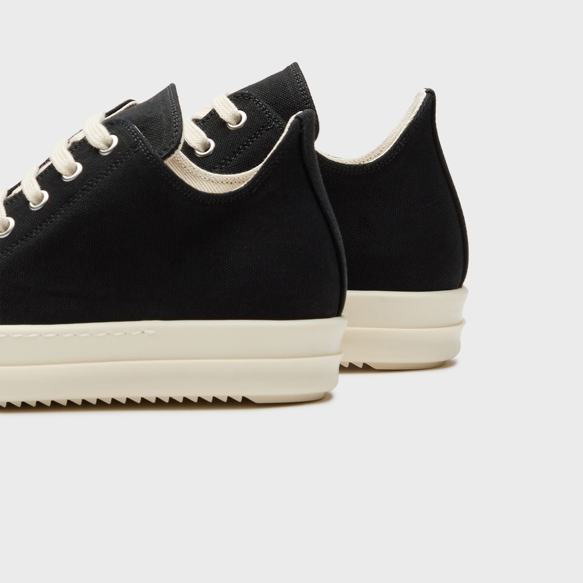 Rick Owens WMNS Low Sneaks Scarpe - Black / Milk