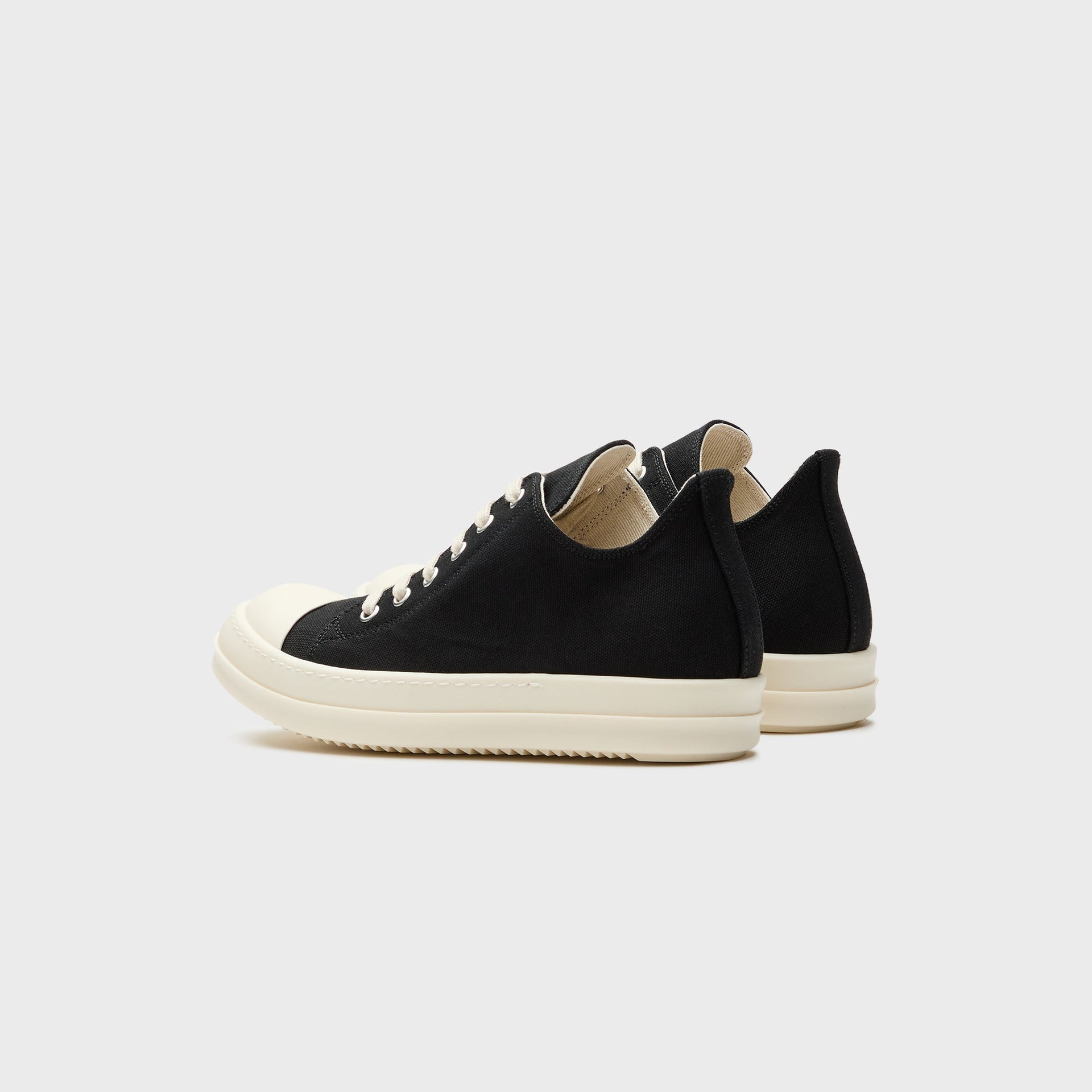 Rick Owens WMNS Low Sneaks Scarpe - Black / Milk
