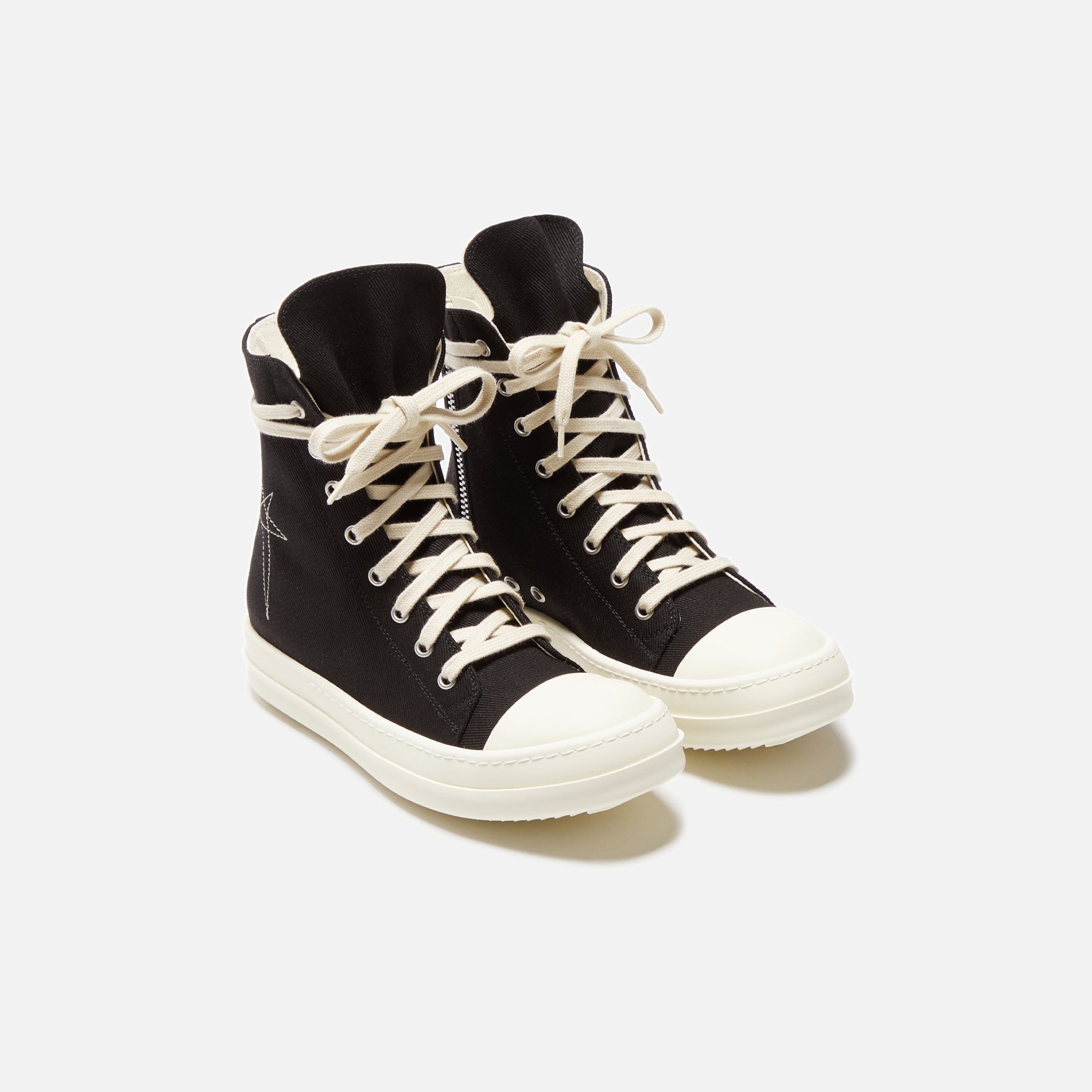 Rick Owens DRKSHDW WMNS Pentastitch Sneakers - Black / Pearl