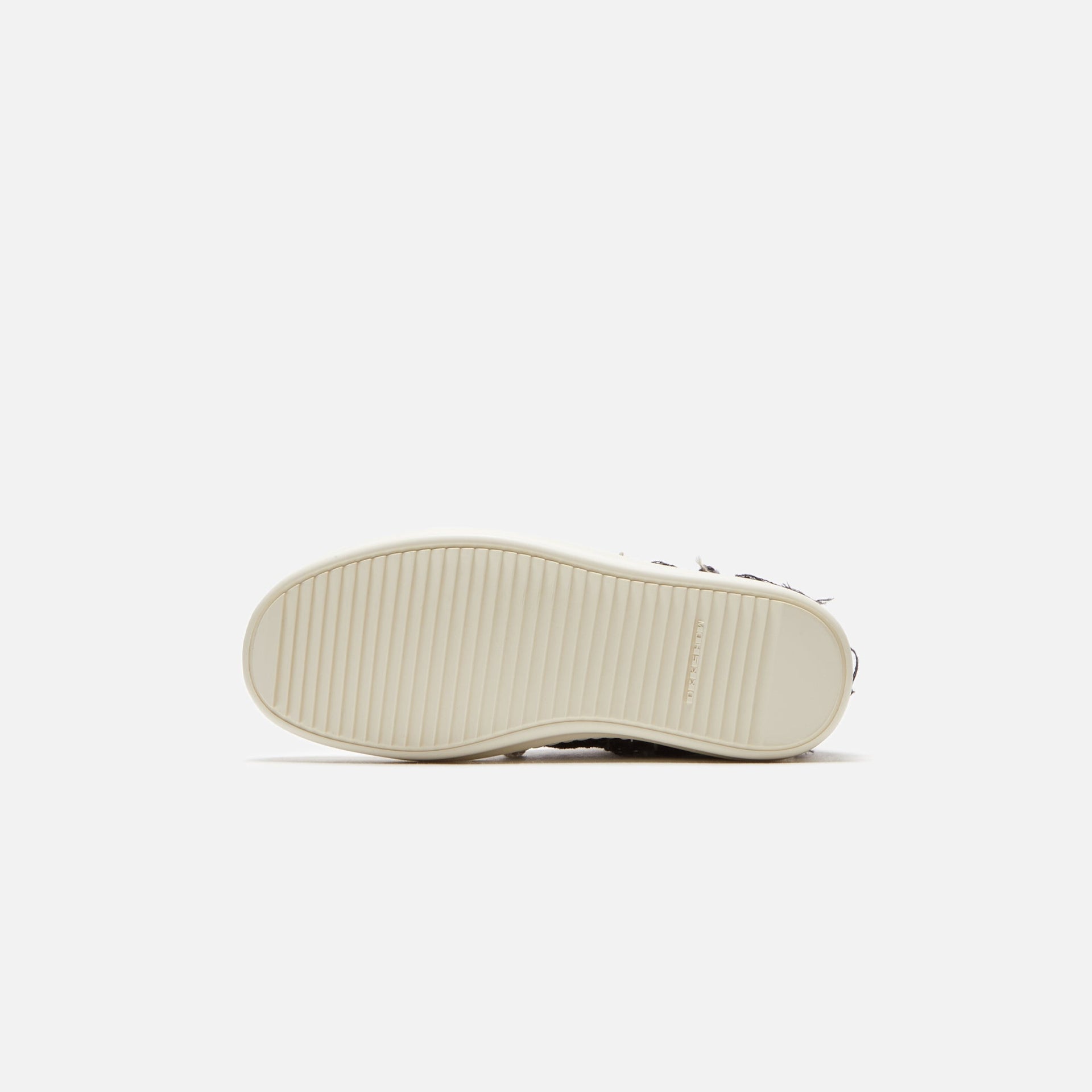 Rick Owens WMNS DRKSHDW Slashed Sneaks - Mineral Pearl / Milk