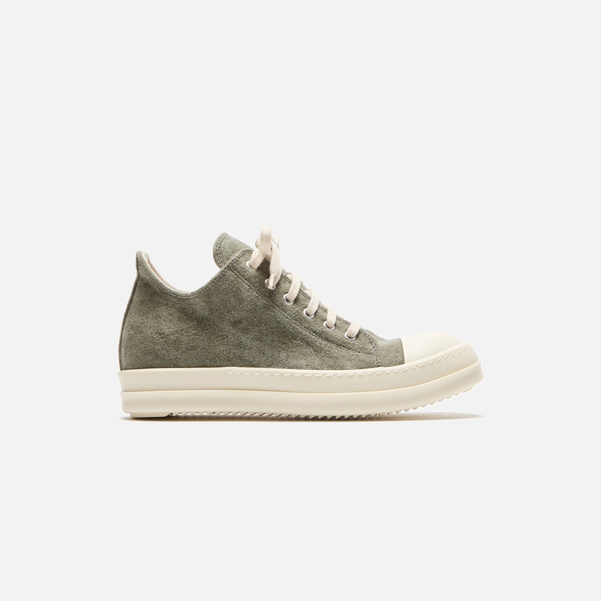 Rick Owens WMNS DRKSHDW Low Sneaks - Sage / Milk / Milk Scarpe in Pelle