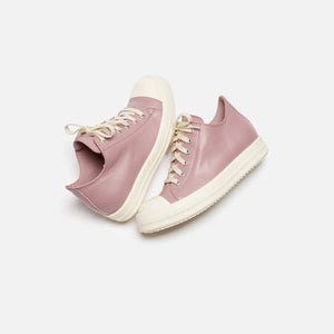 Rick Owens WMNS Low Sneakers - Dusty Pink / Milk / Milk