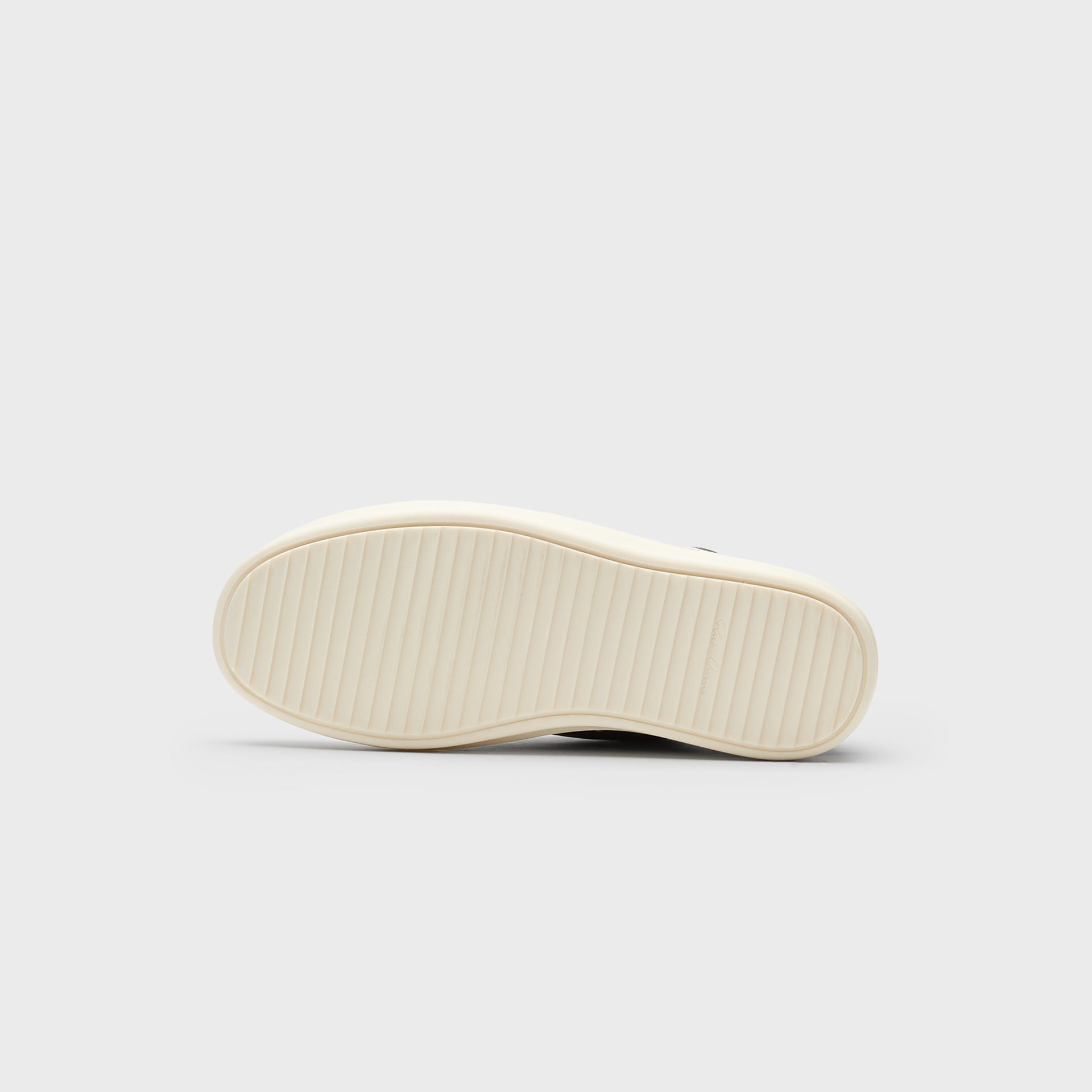 Rick Owens WMNS Scarpe Low Sneaker - Scarpe in Pelle Black / Milk / Milk