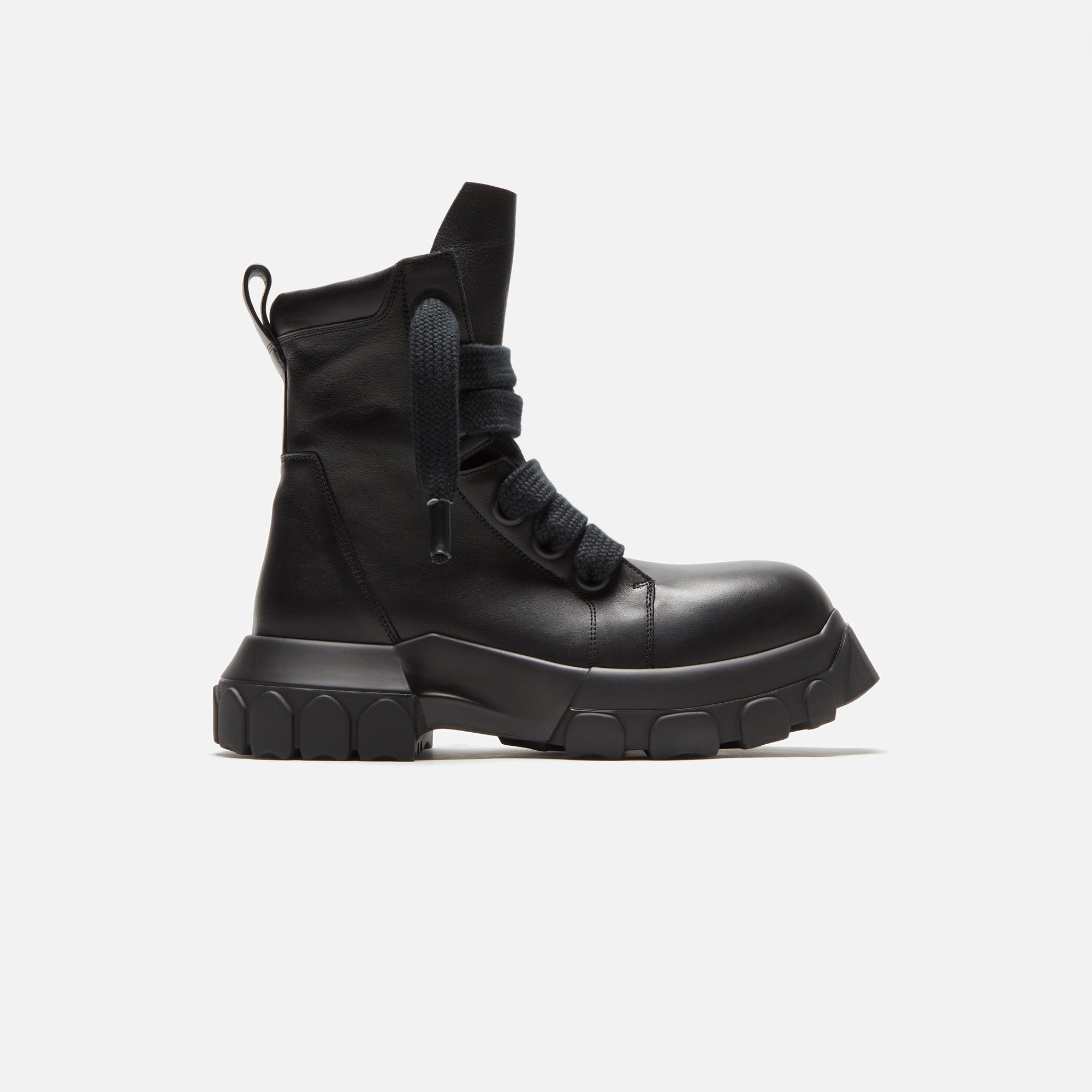 Rick Owens Jumbo Laced Bozo Tractor Boot - Black – Kith Europe