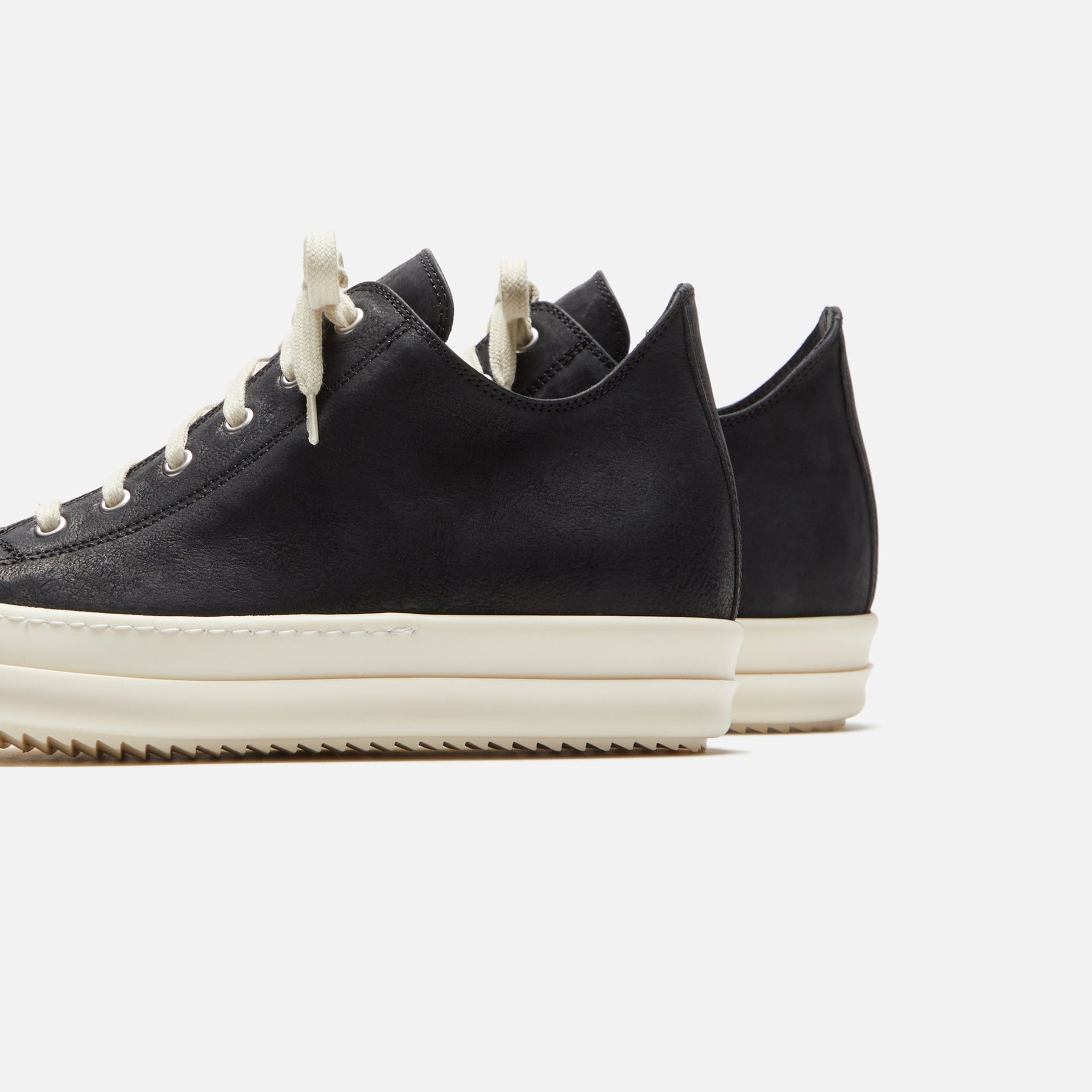 Rick Owens Low Top Sneakers - Black / Milk