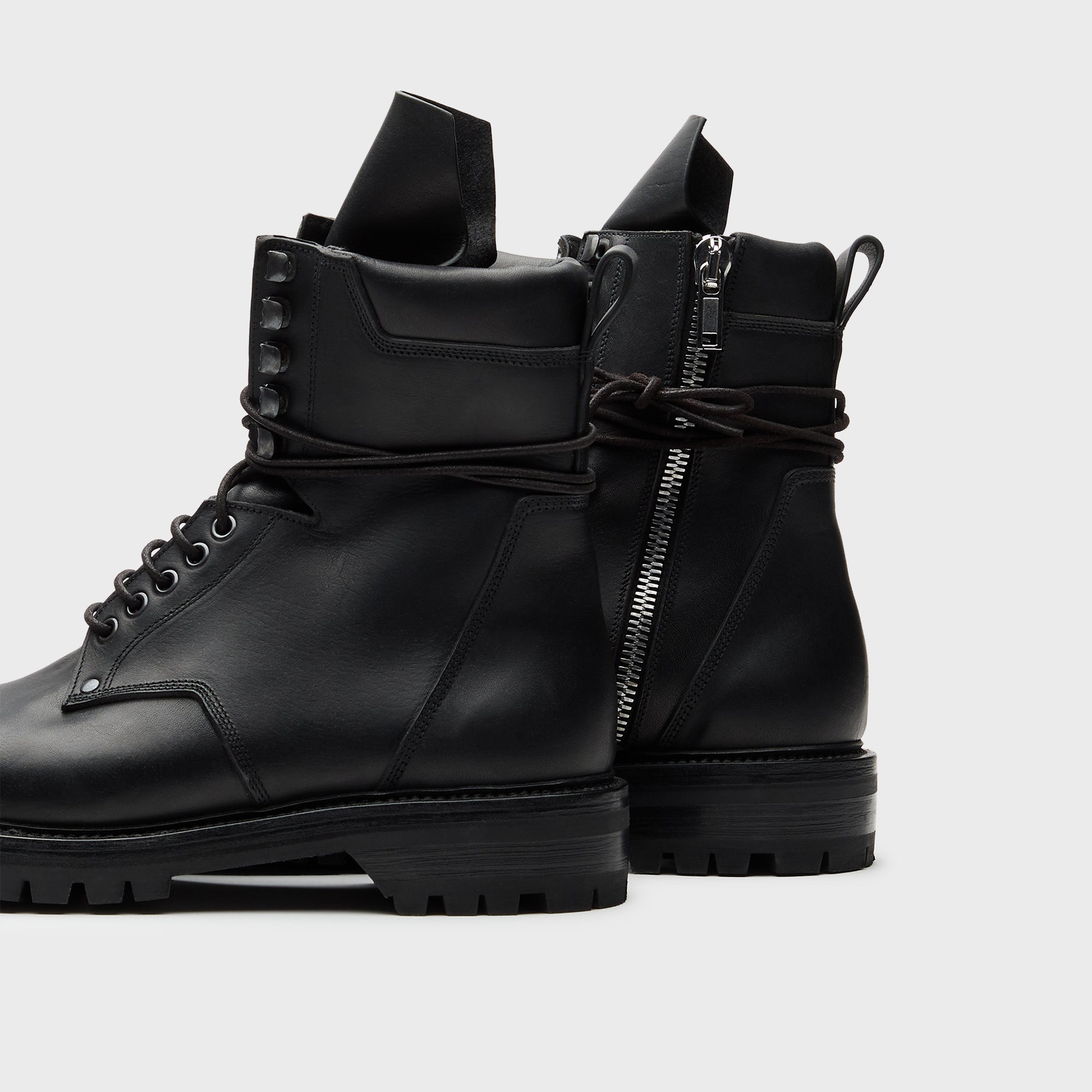 Rick Owens Army Low Boot Scarpe - Pelle Black – Kith Europe