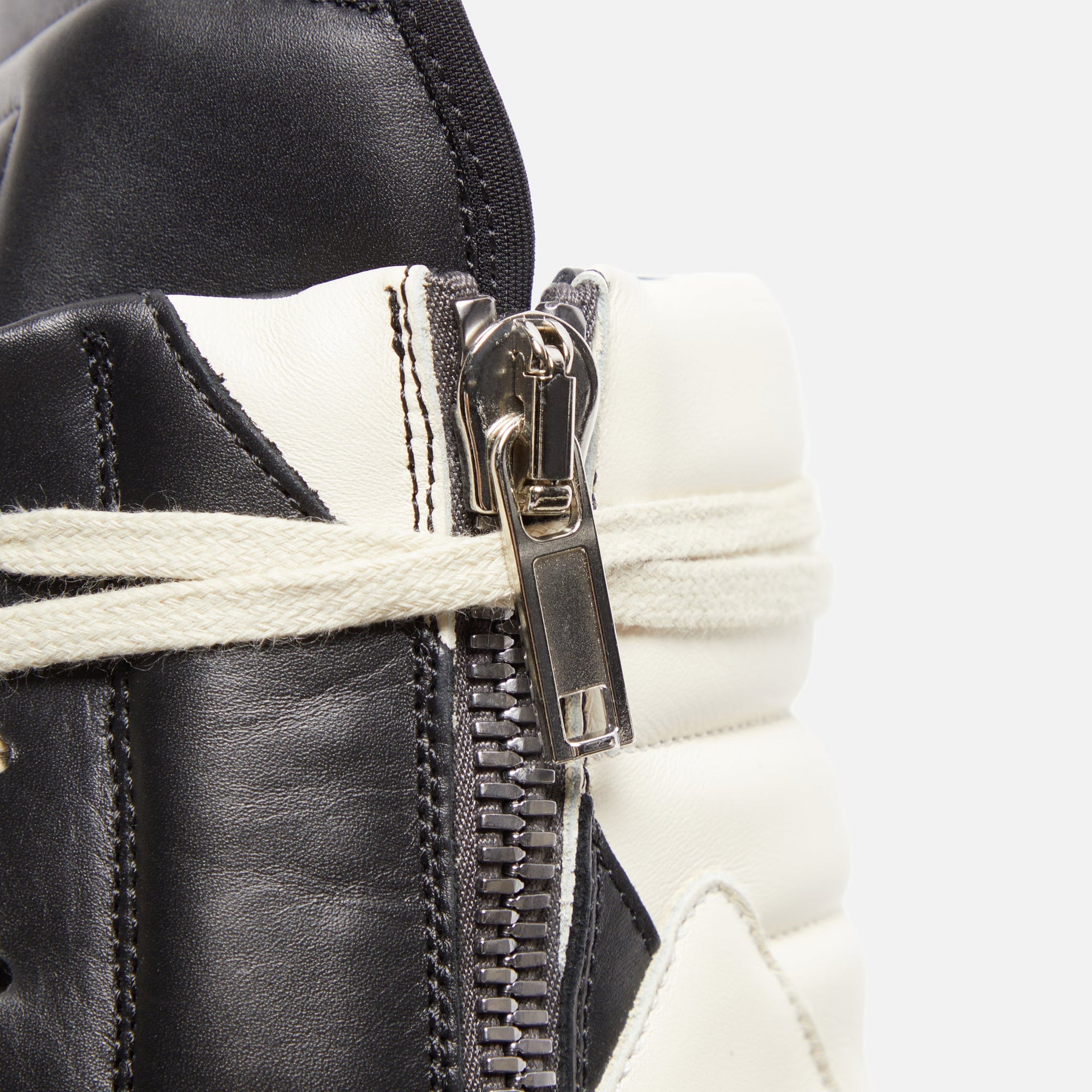 Rick Owens Geobasket - Black / Milk / Milk