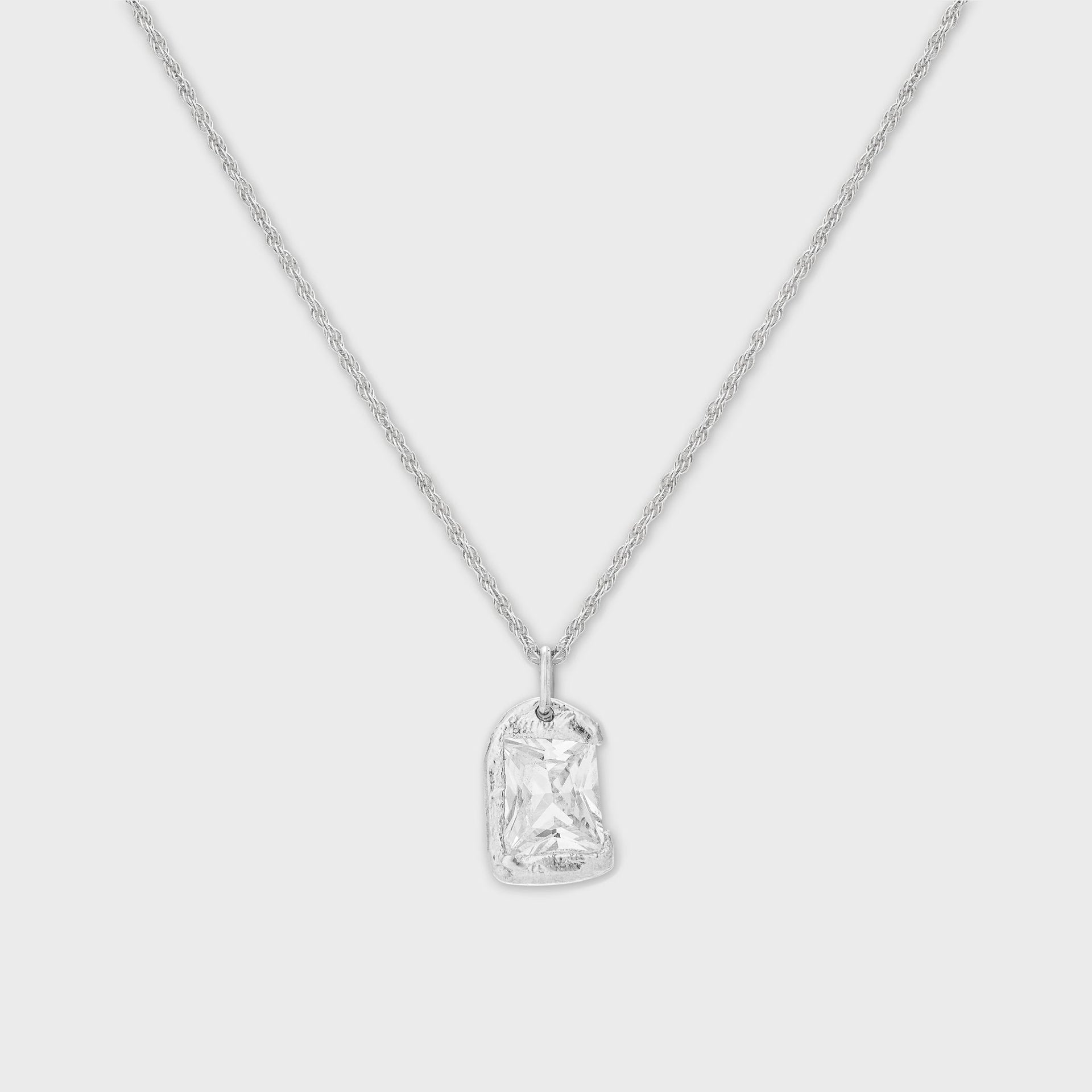 Bleue Burnham Rose Pendant - Clear