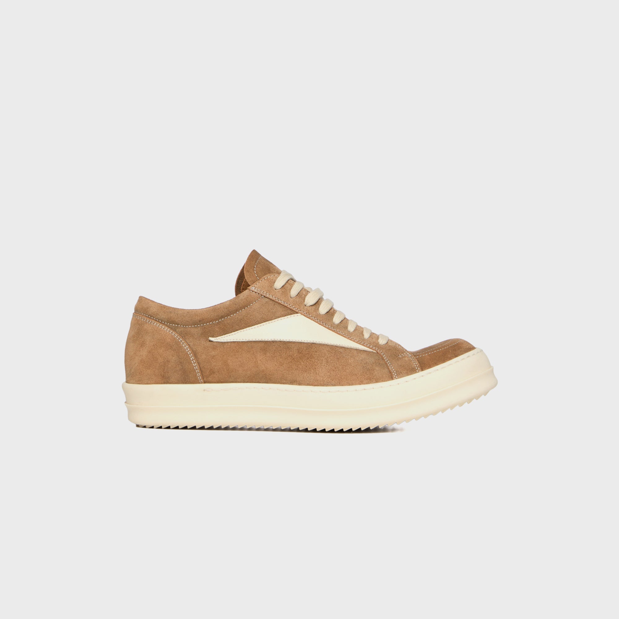 Rick Owens WMNS Temple Vintage Sneaks - Sumi Brown / Milk – Kith