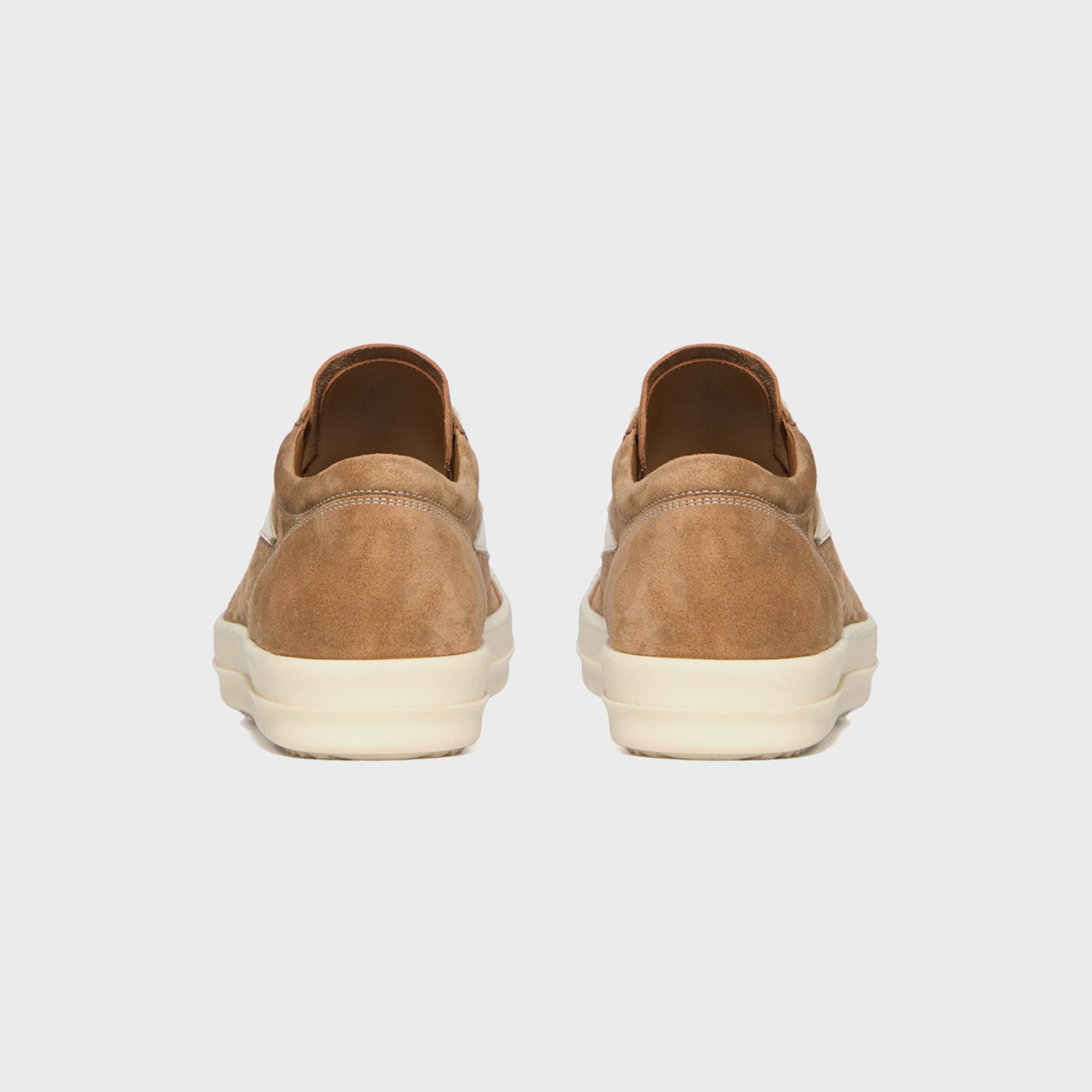 Rick Owens WMNS SS26 Temple Vintage Sneaks - Sumi Brown / Milk