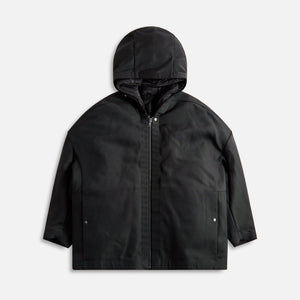 Rick Owens Giacca Piumino Hooded Peter - Black