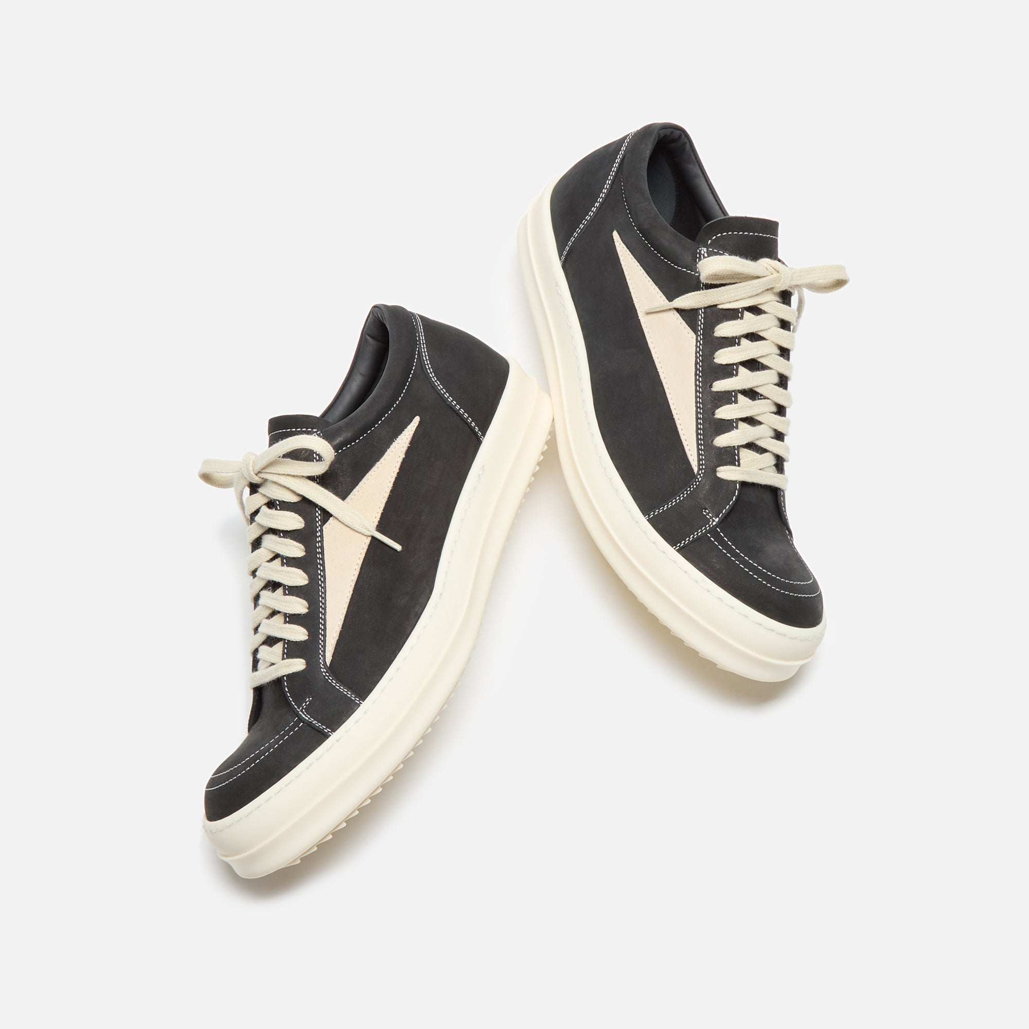 Rick Owens Vintage Sneakers - Black / Milk / Milk – Kith Europe