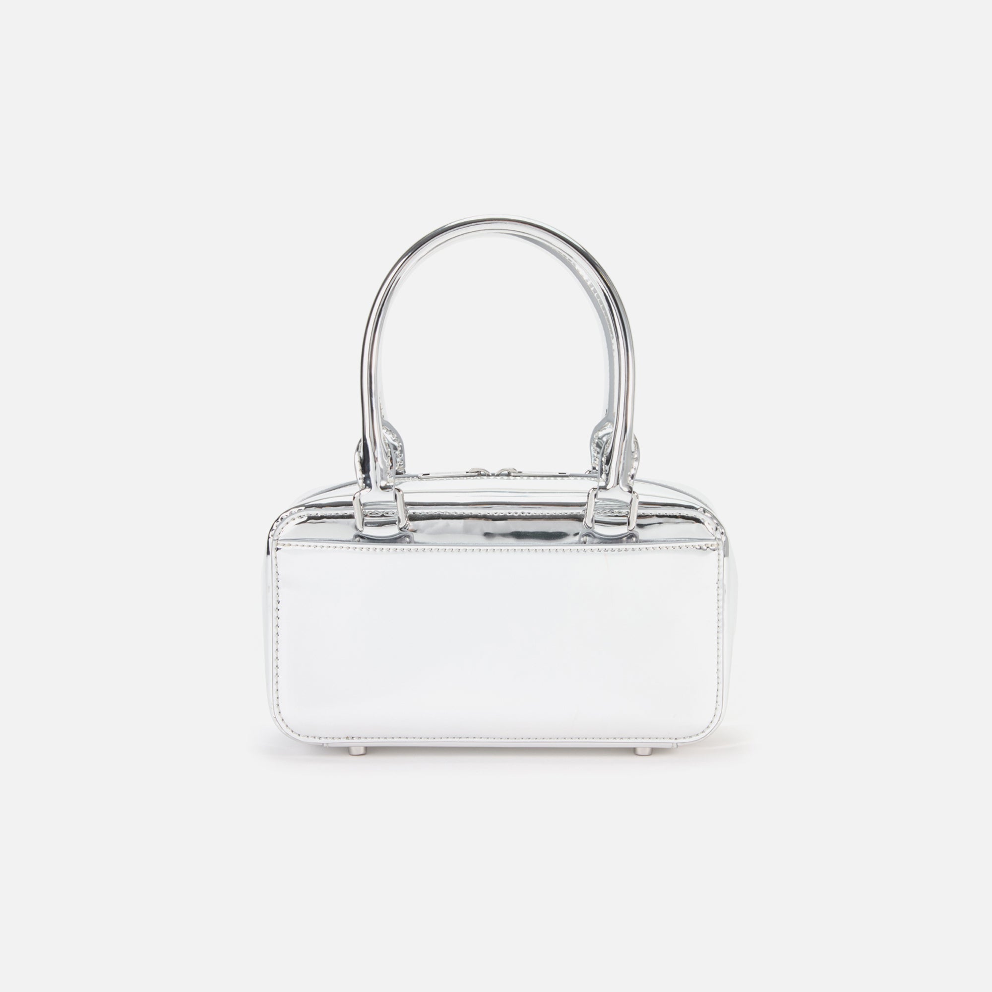 【送料&関税込】self-portrait Diamante Small Hand Bag In Sil Self-Portrait - Diamante Crescent Bow Handbag silver - The