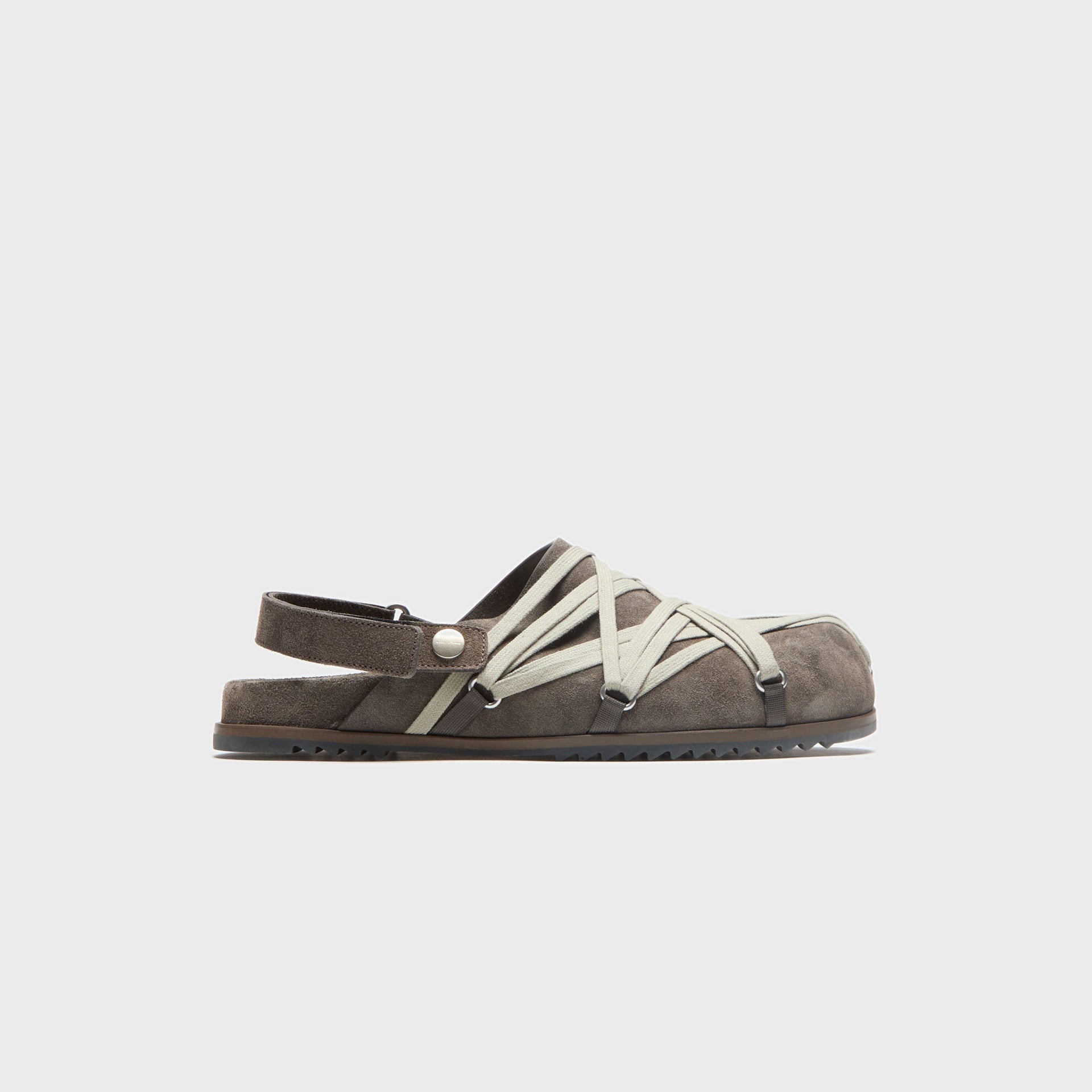 Rick Owens Megalace Mules - Granola Dust