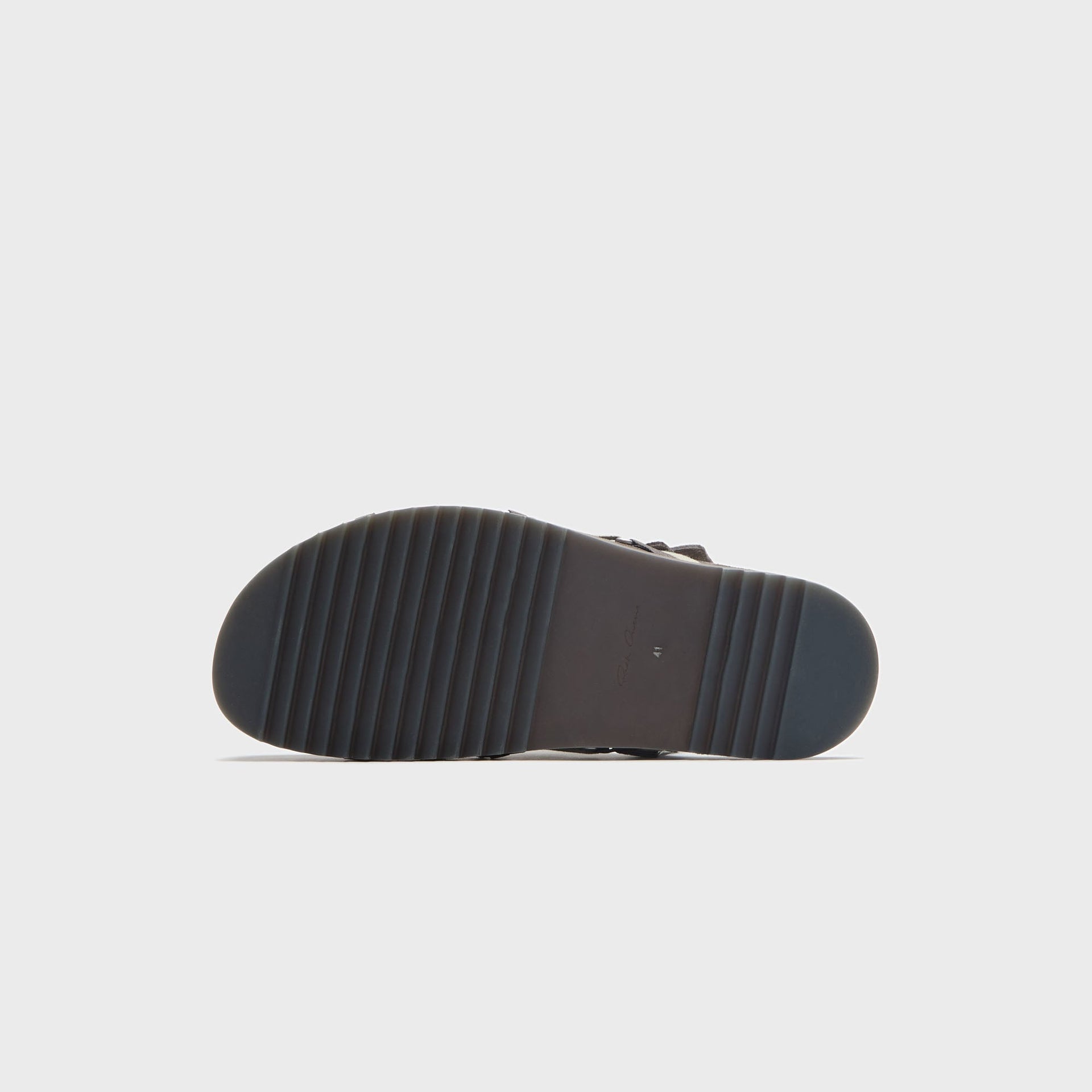Rick Owens Megalace Mules - Granola Dust