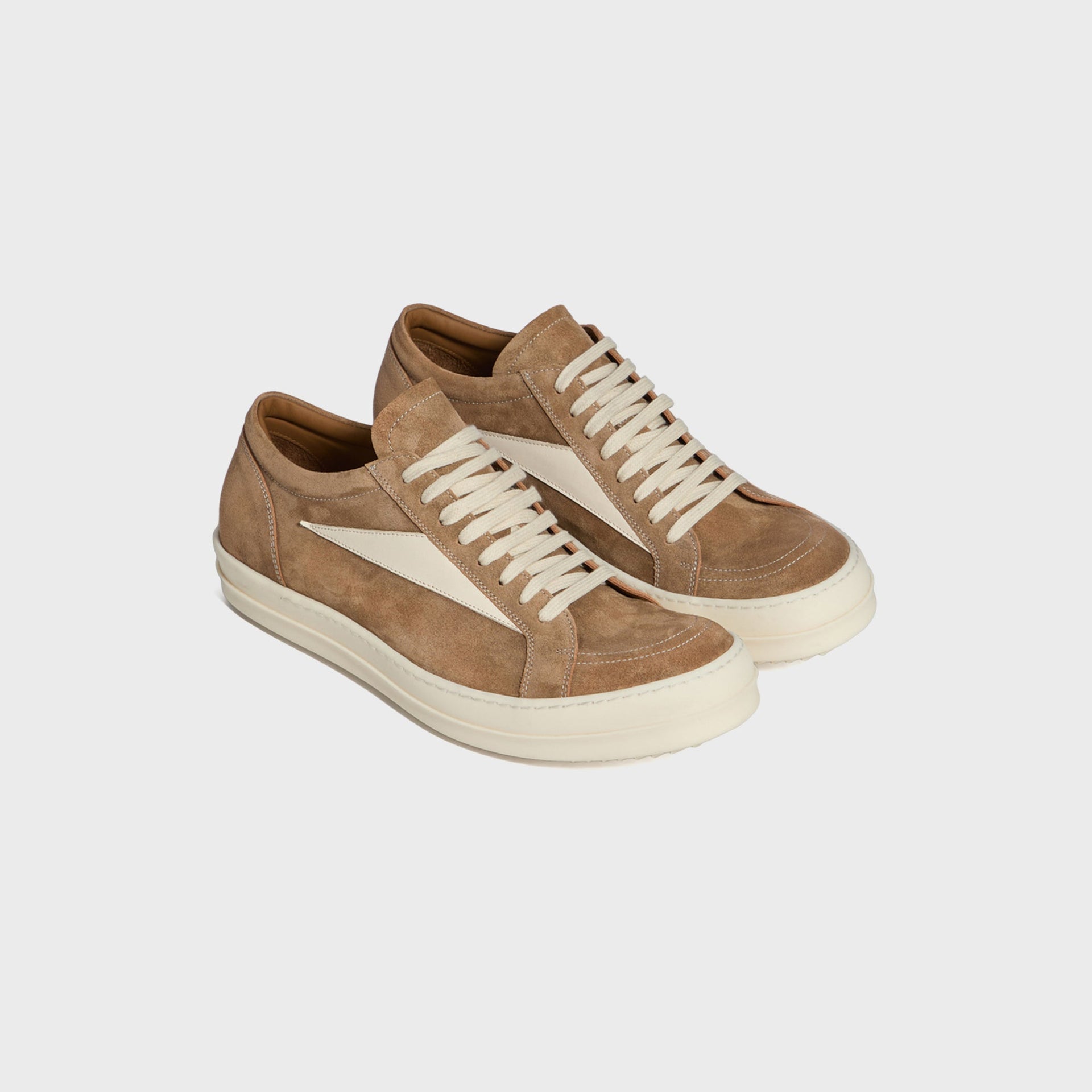 Rick Owens Vintage Sneakers - Sumi Brown / Milk