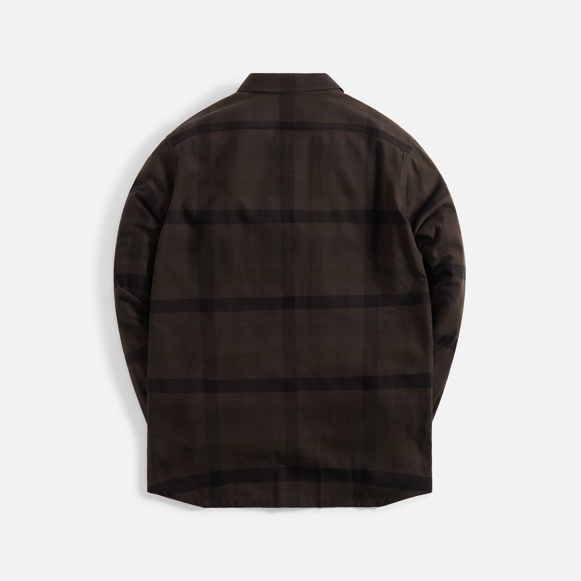 Rick Owens Work Shirt - Dark Dust Plaid