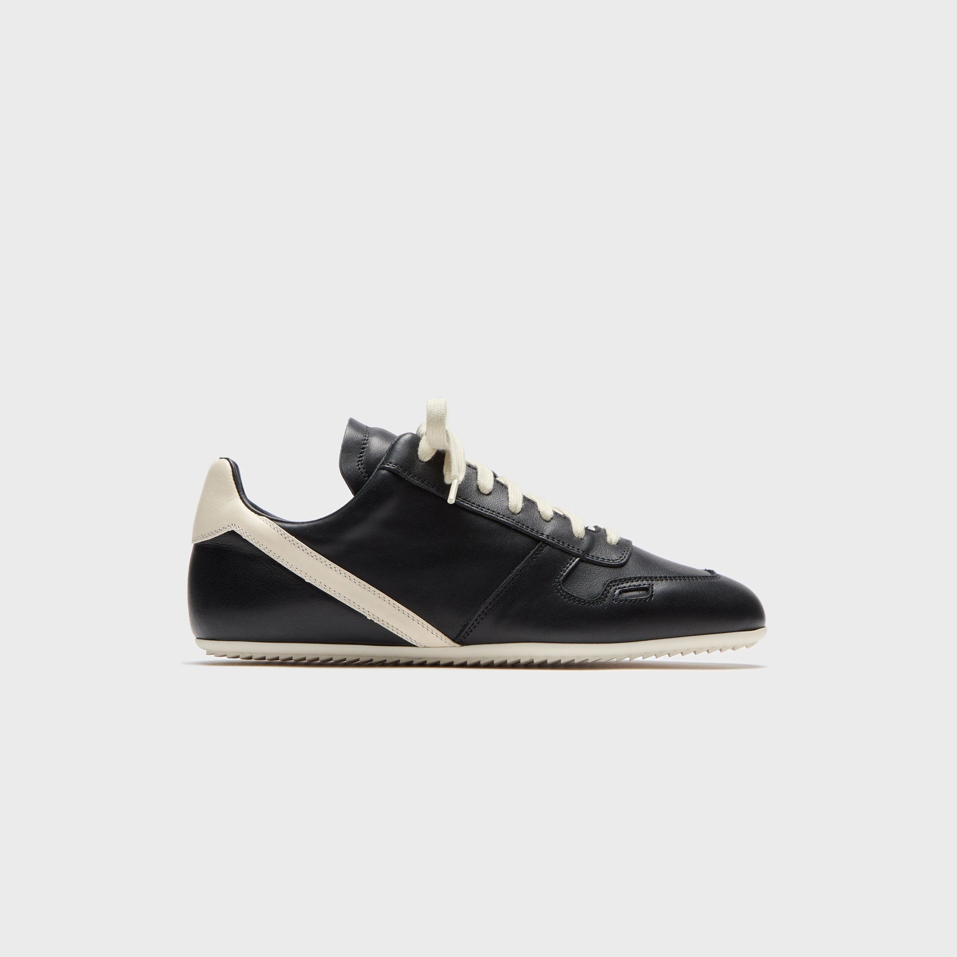 Rick Owens Concordians Minimal Sneaks - Black / Milk / Milk