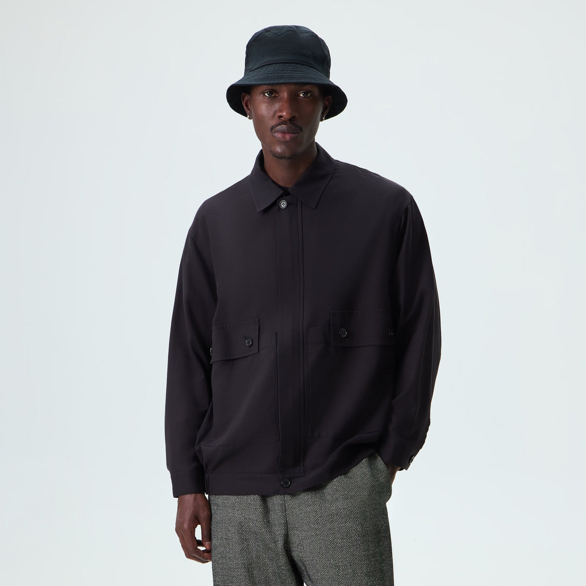 Kith 101 for SEVEN BY SEVEN Zip Up Work Blouson - Black