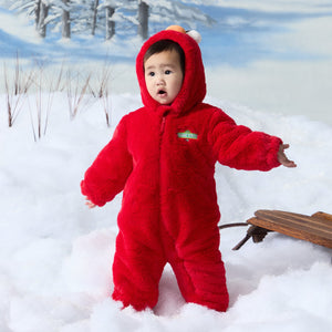 Kith Baby for Sesame Street Furry Elmo Coverall - Race