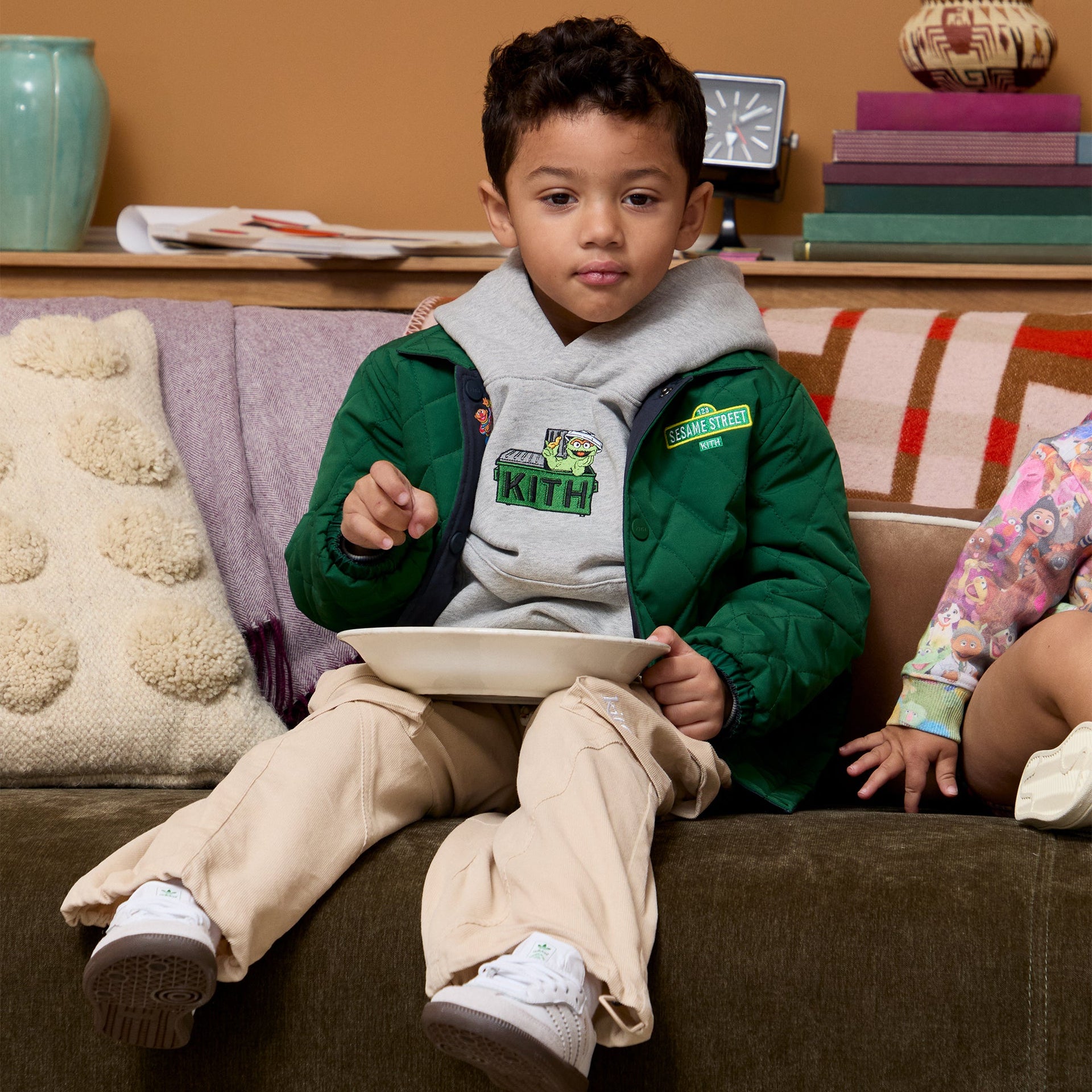 Kith Kids for Sesame Street Reversible Coaches Jacket - Black