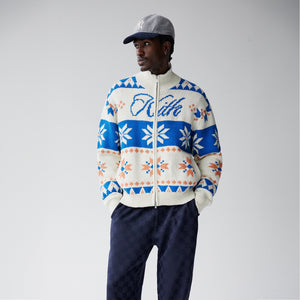 Kith Wyona Full Zip Sweater - Sandrift