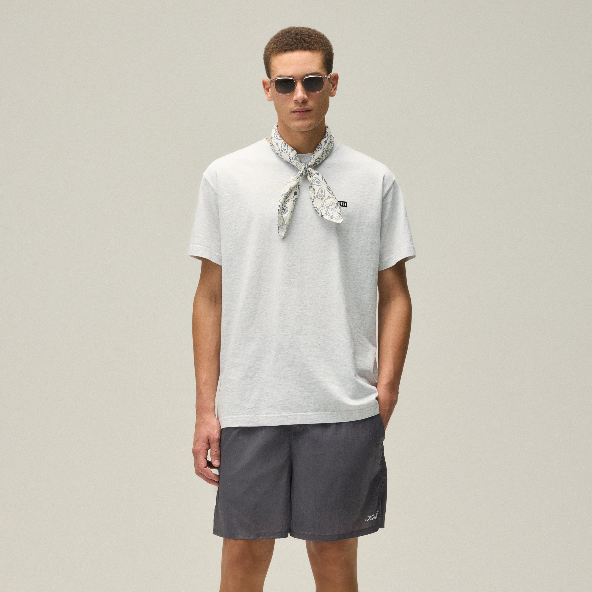 Kith LAX Tee - Light Heather Grey – Kith Europe