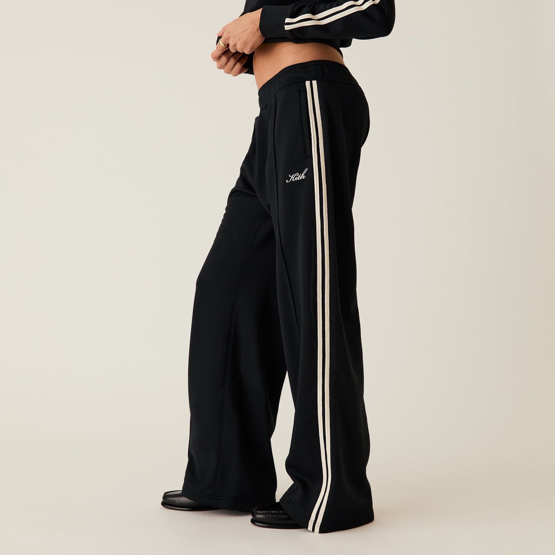 Kith Women Marlo Tricot Track Pant - Black