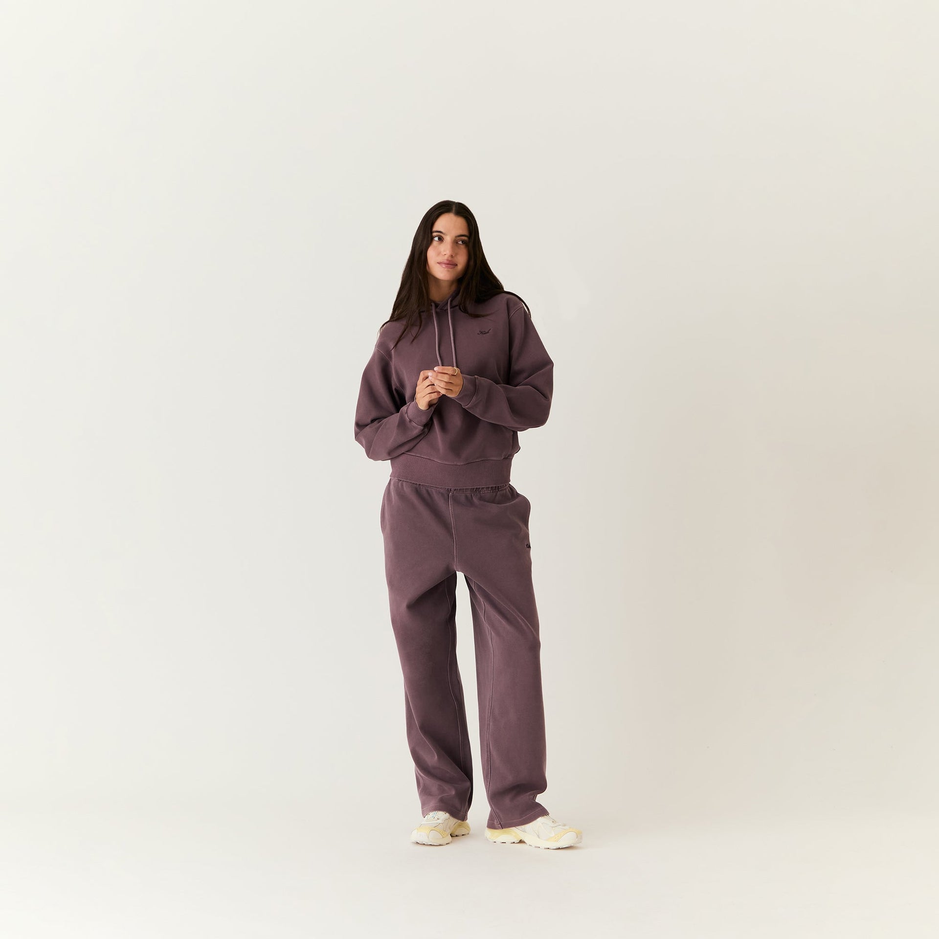 Kith Women Jane II Hoodie - Ash Violet