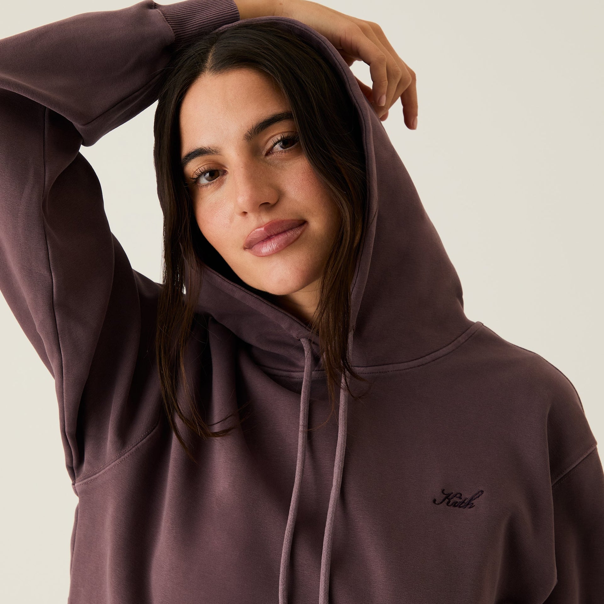 Kith Women Jane II Hoodie - Ash Violet